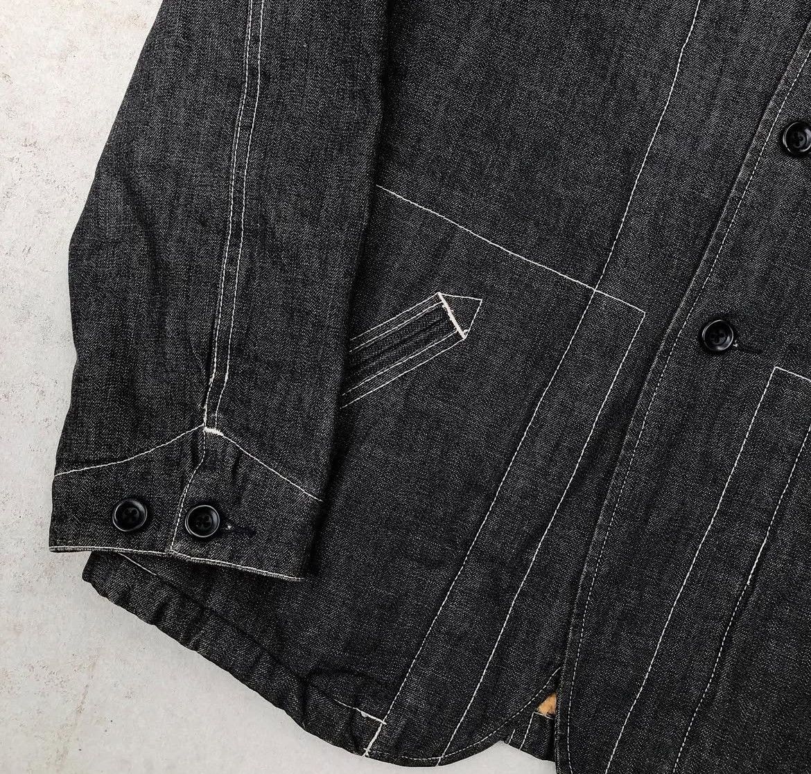 Eternal × If Six Was Nine × Le Grande Bleu (L.G.B.) 2000s Eternal Fur Lined Deck Jeans Jacket Size US M / EU 48-50 / 2 - 2 Thumbnail