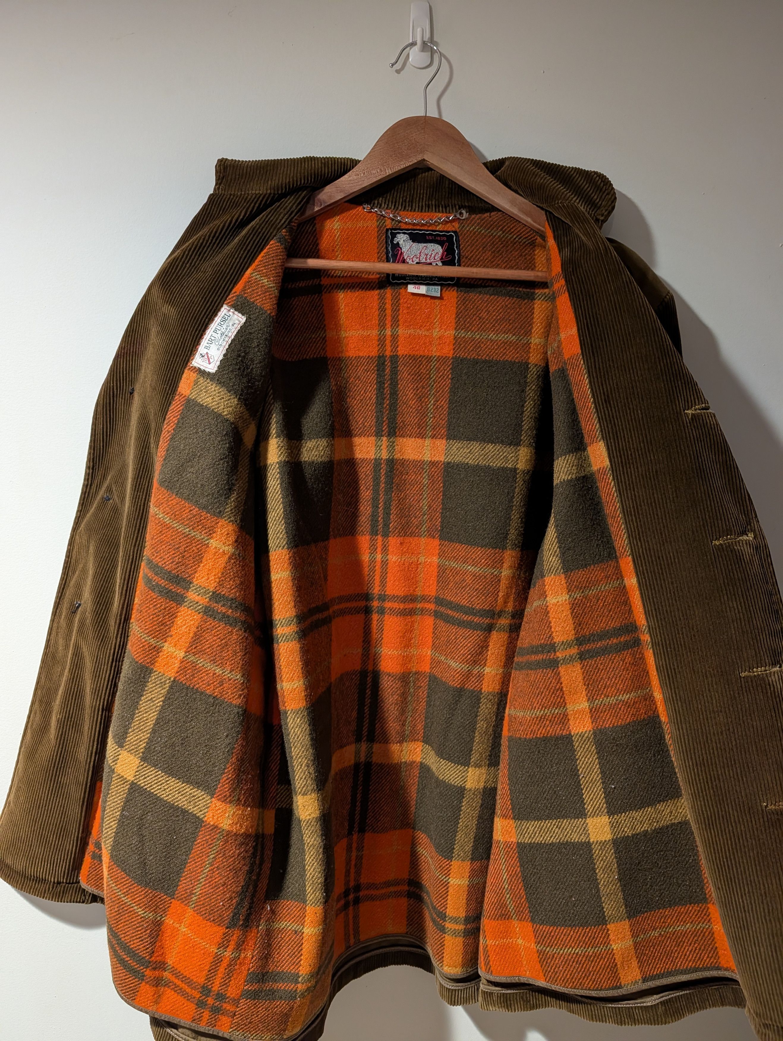 Woolrich Woolen Mills Vintage 1950s Woolrich Mackinaw Hunting Jacket Sz 40 Wool Size US L / EU 52-54 / 3 - 5 Thumbnail