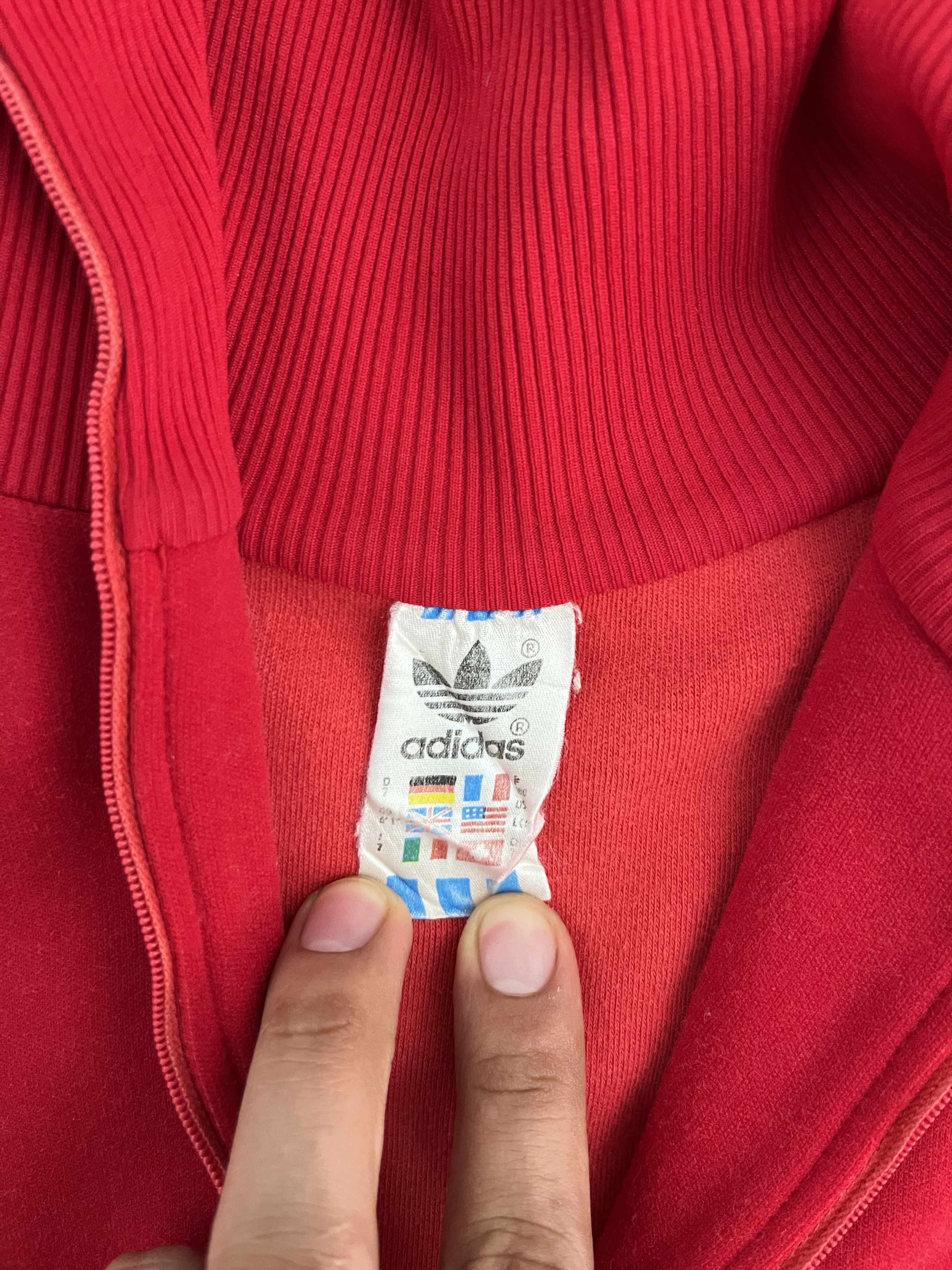 Adidas Vintage 80s Adidas Bayern Munich Track Top Jacket Red Size US S / EU 44-46 / 1 - 6 Thumbnail
