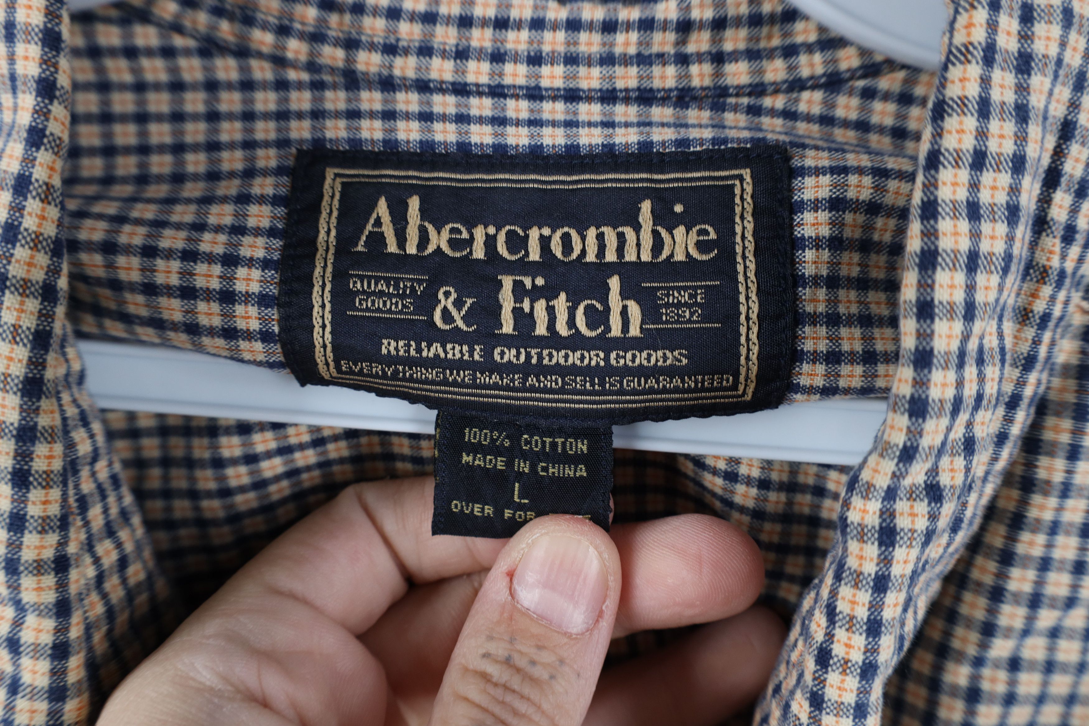 Abercrombie & Fitch Vintage 90s Abercrombie & Fitch Collared Button Down Shirt Size US L / EU 52-54 / 3 - 9 Thumbnail