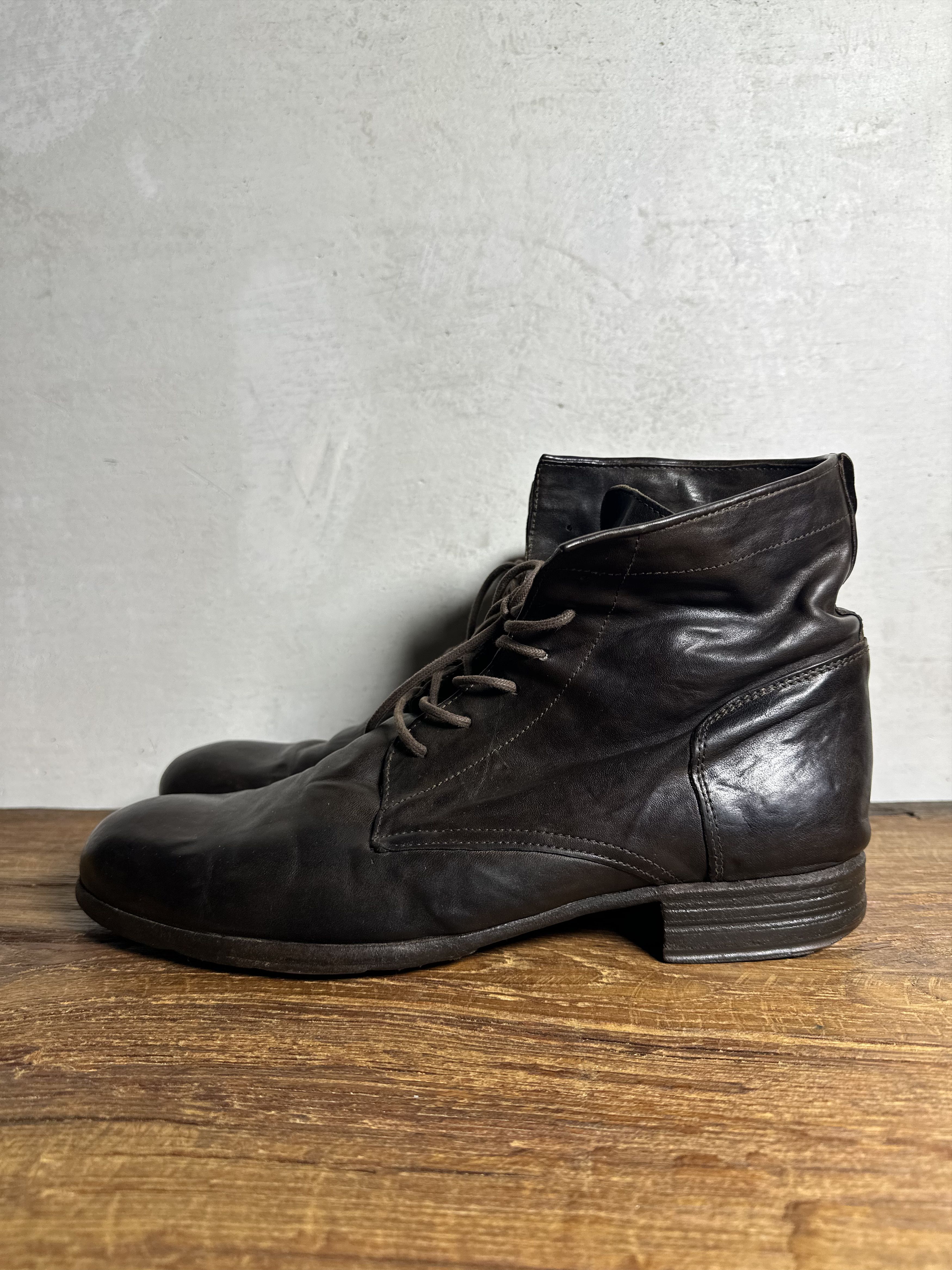 Officine Creative Officine Creative Brown Leather Boots HIVE 016 Size US 10 / EU 43 - 1 Thumbnail