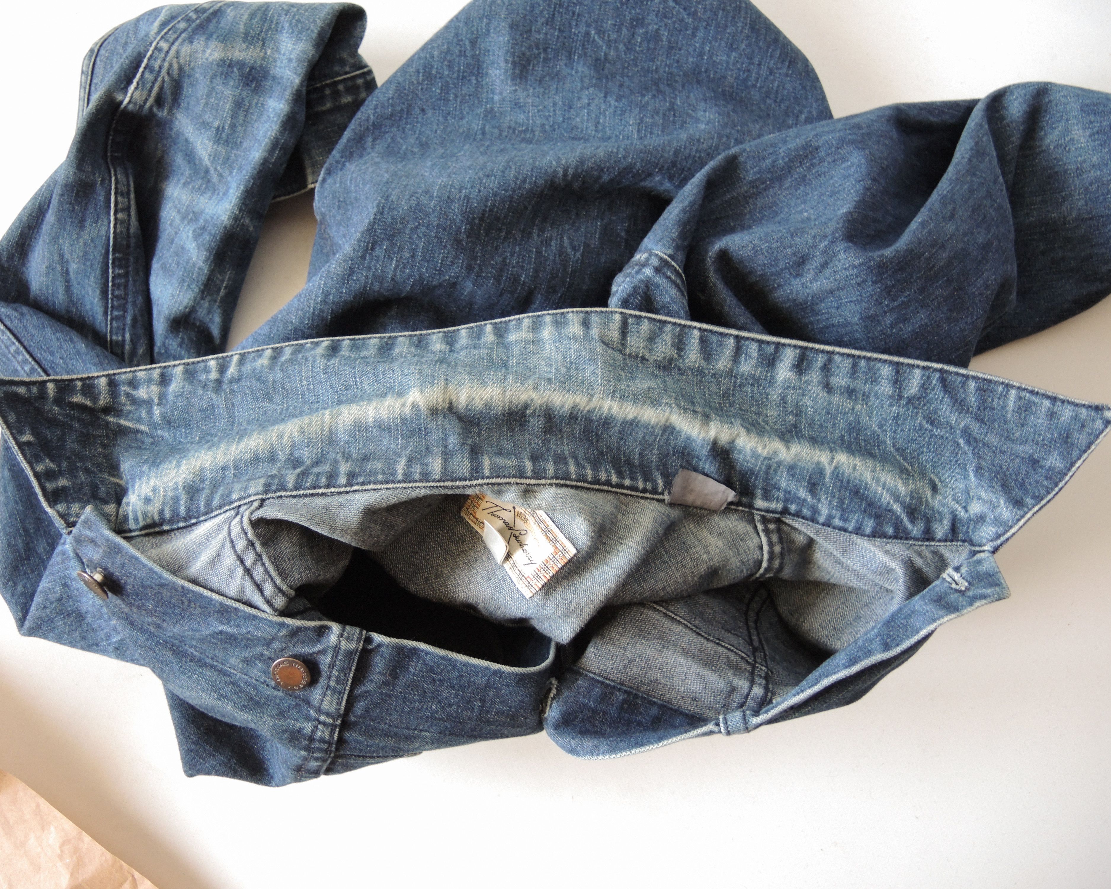 Burberry Vintage Thomas Burberry Denim Jacket Men’s M Classic Fit Size US M / EU 48-50 / 2 - 9 Thumbnail