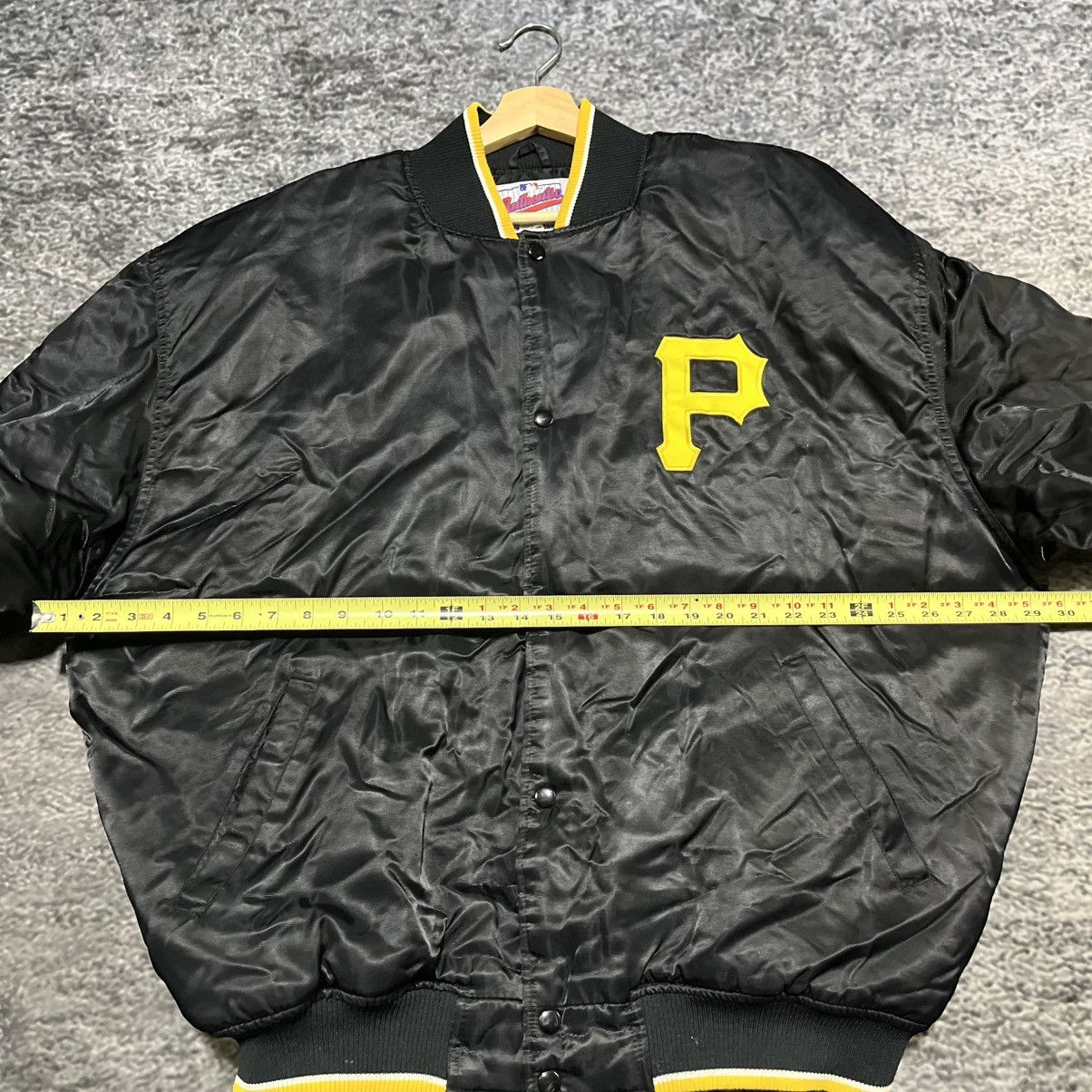 Starter VINTAGE 90s PITTSBURGH PIRATES MLB STARTER SATIN JACKET XL Size US XL / EU 56 / 4 - 11 Thumbnail