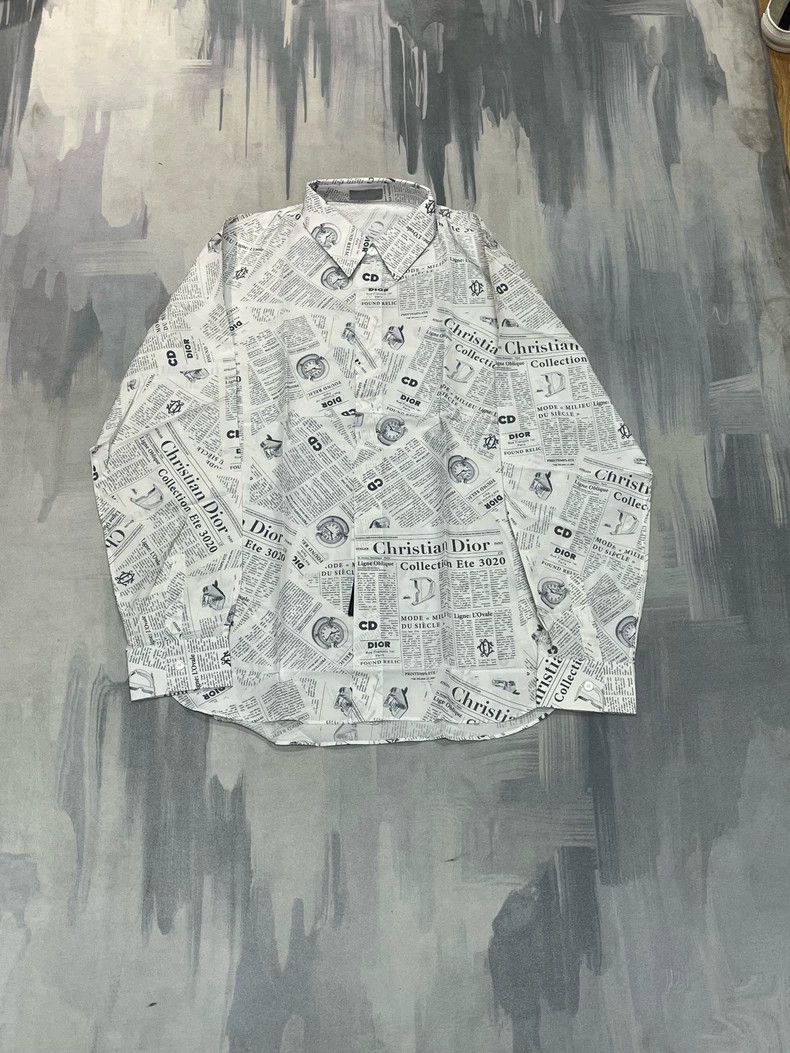 Dior Dior Co-branded poster full-printed shirt Size US XS / EU 42 / 0 - 1 Thumbnail