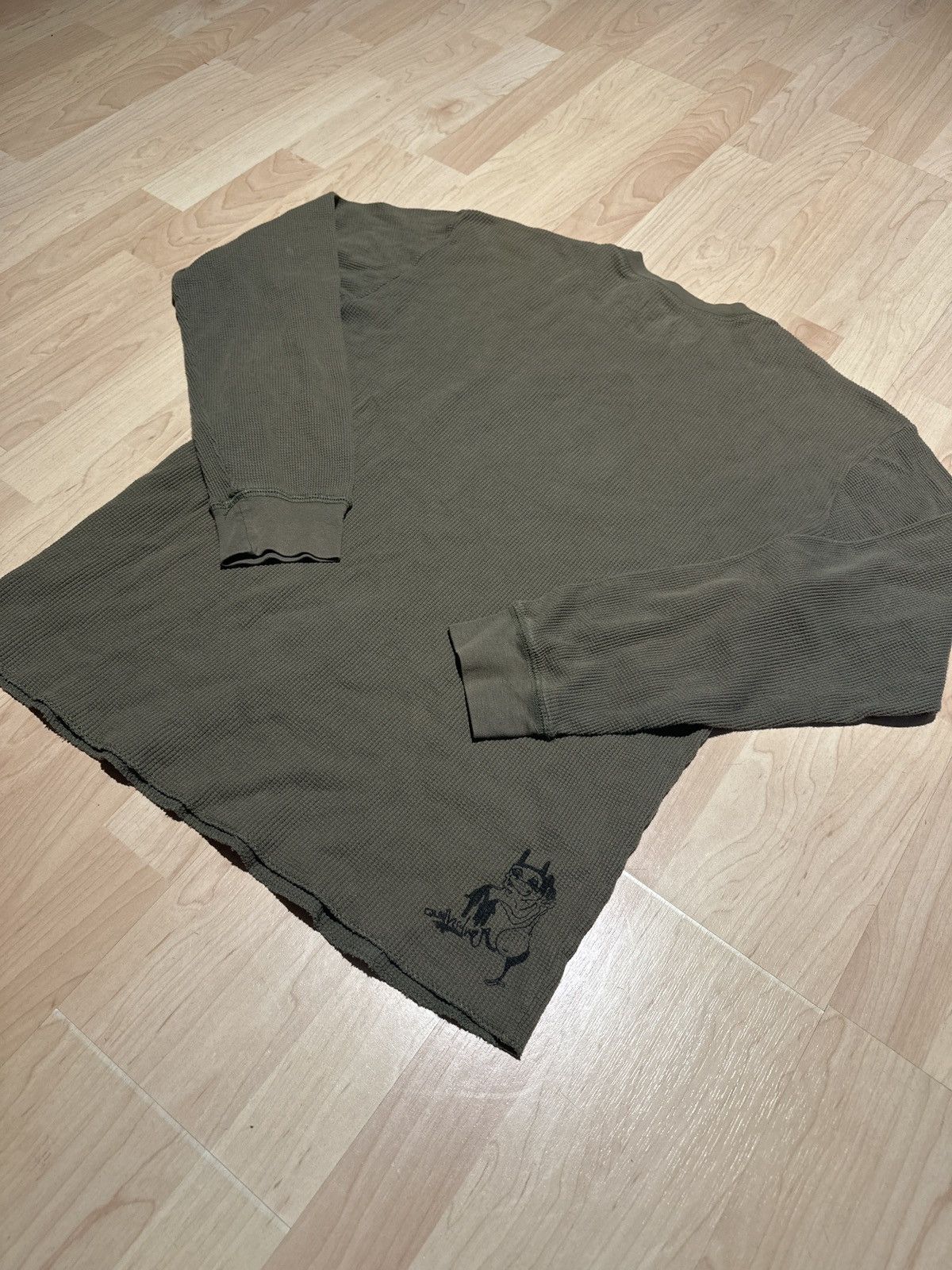 Quicksilver × Quiksilver × Vintage Y2k vintage surfwear Green Quiksilver Thermal Longsleeve Size US XL / EU 56 / 4 - 3 Thumbnail