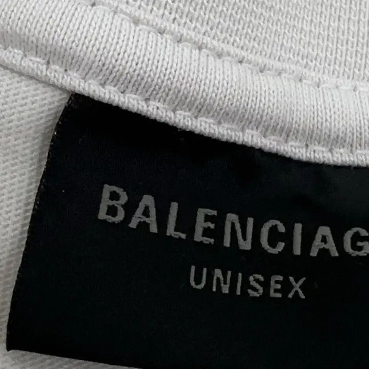 Balenciaga Balenciaga White Graphic Print T-Shirt 0079-2507 Size US XL / EU 56 / 4 - 7 Thumbnail