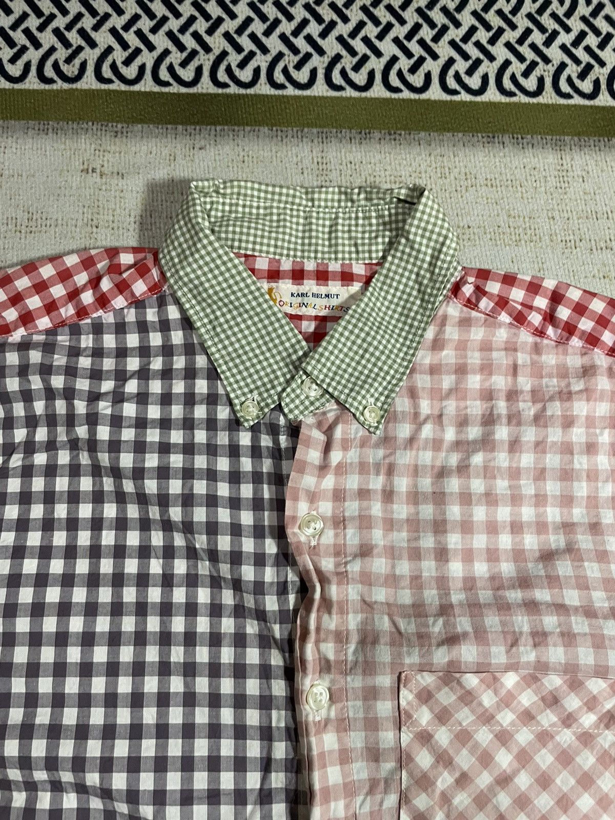 Japanese Brand × Karl Helmut KARL HELMUT COLORFUL LONG SLEEVE SHIRT Size US L / EU 52-54 / 3 - 5 Thumbnail