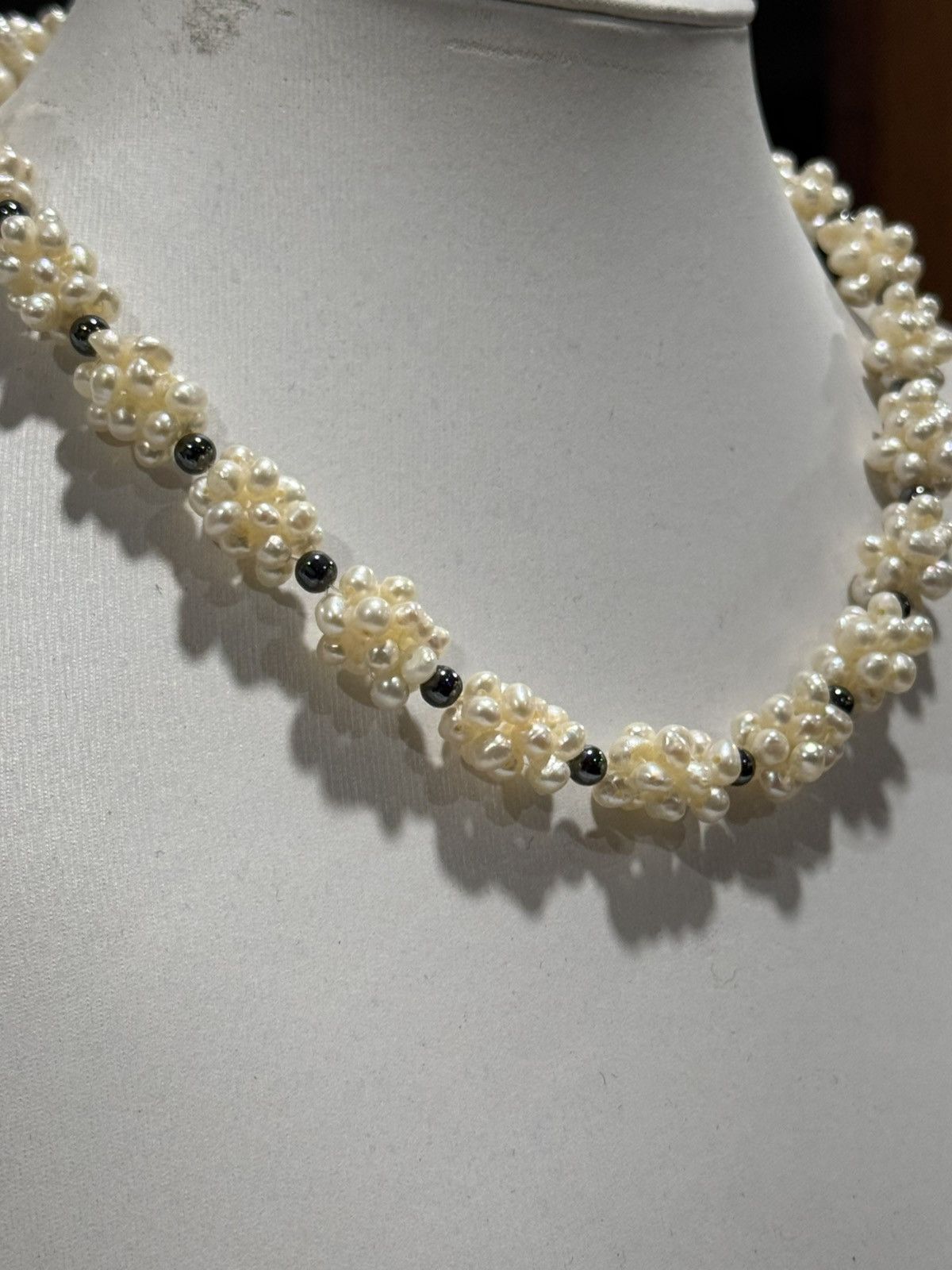 Jewelry Vintage Fresh Water Clustered Pearl Necklace Size ONE SIZE - 4 Thumbnail
