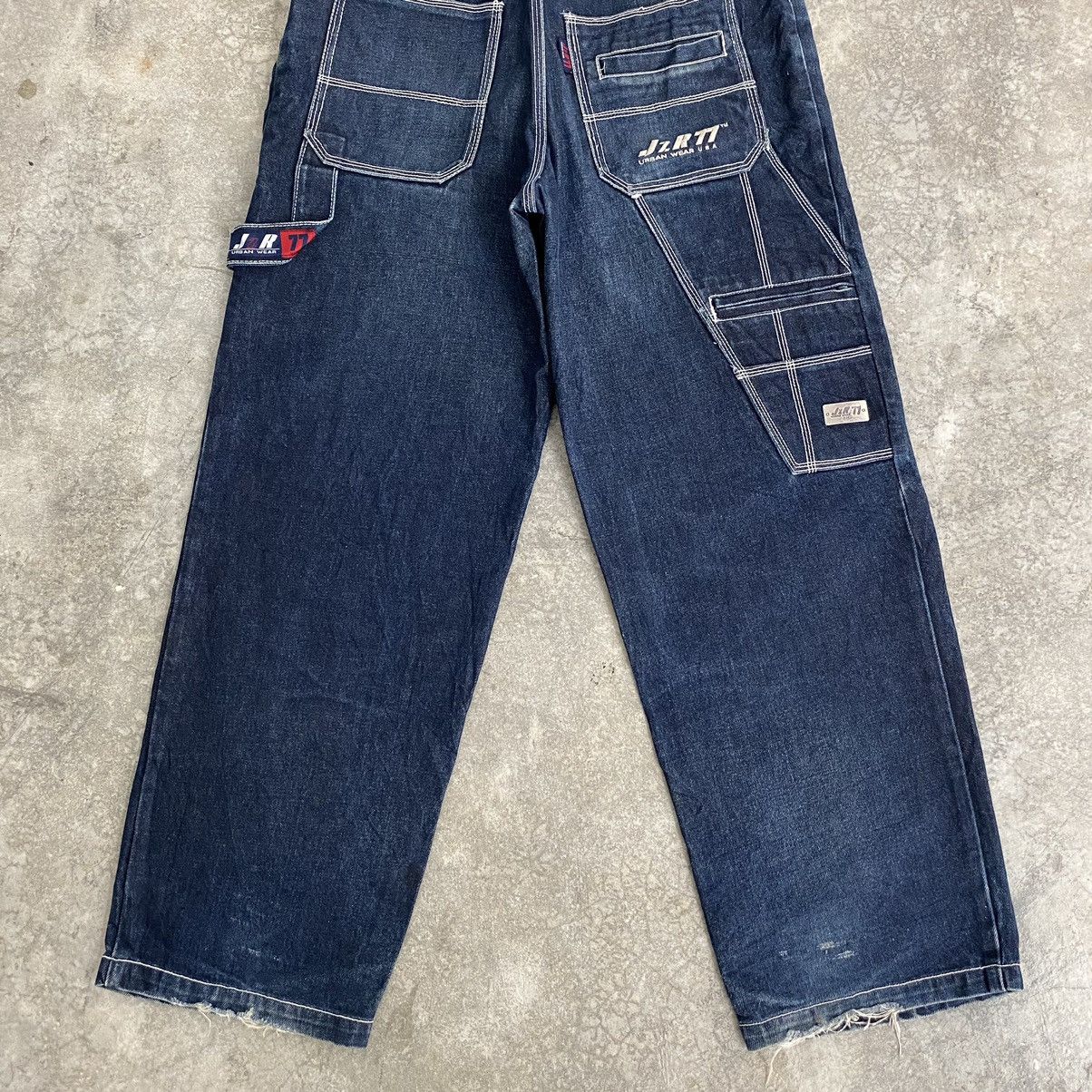 Southpole VTG JzR77 Wide Baggy Carpenter Workwear Jeans JNCO Size US 34 / EU 50 - 16 Thumbnail