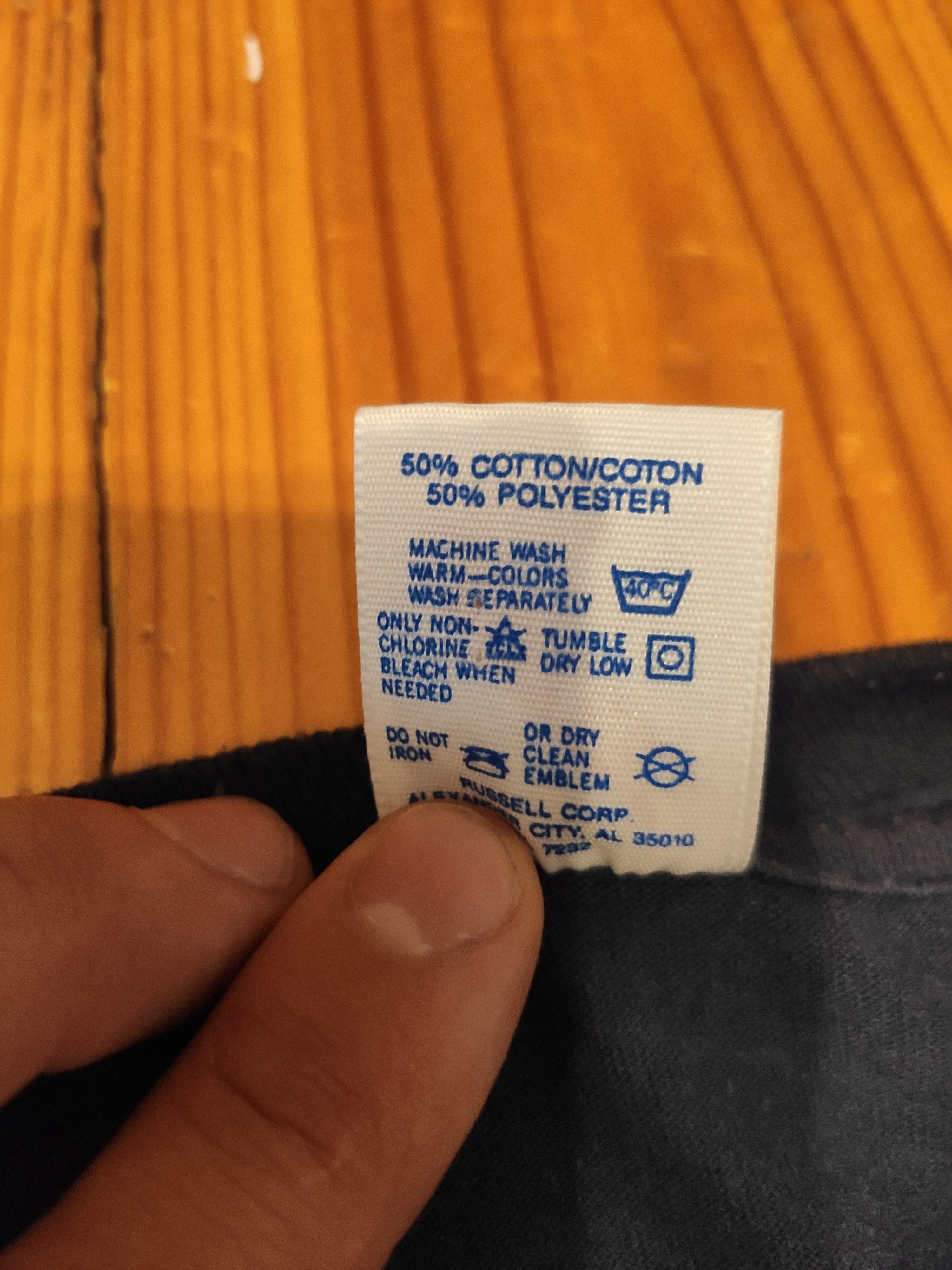Japanese Brand × Vintage t-shirt tee navy texas made in usa cotton boxy vintage Size US M / EU 48-50 / 2 - 4 Thumbnail