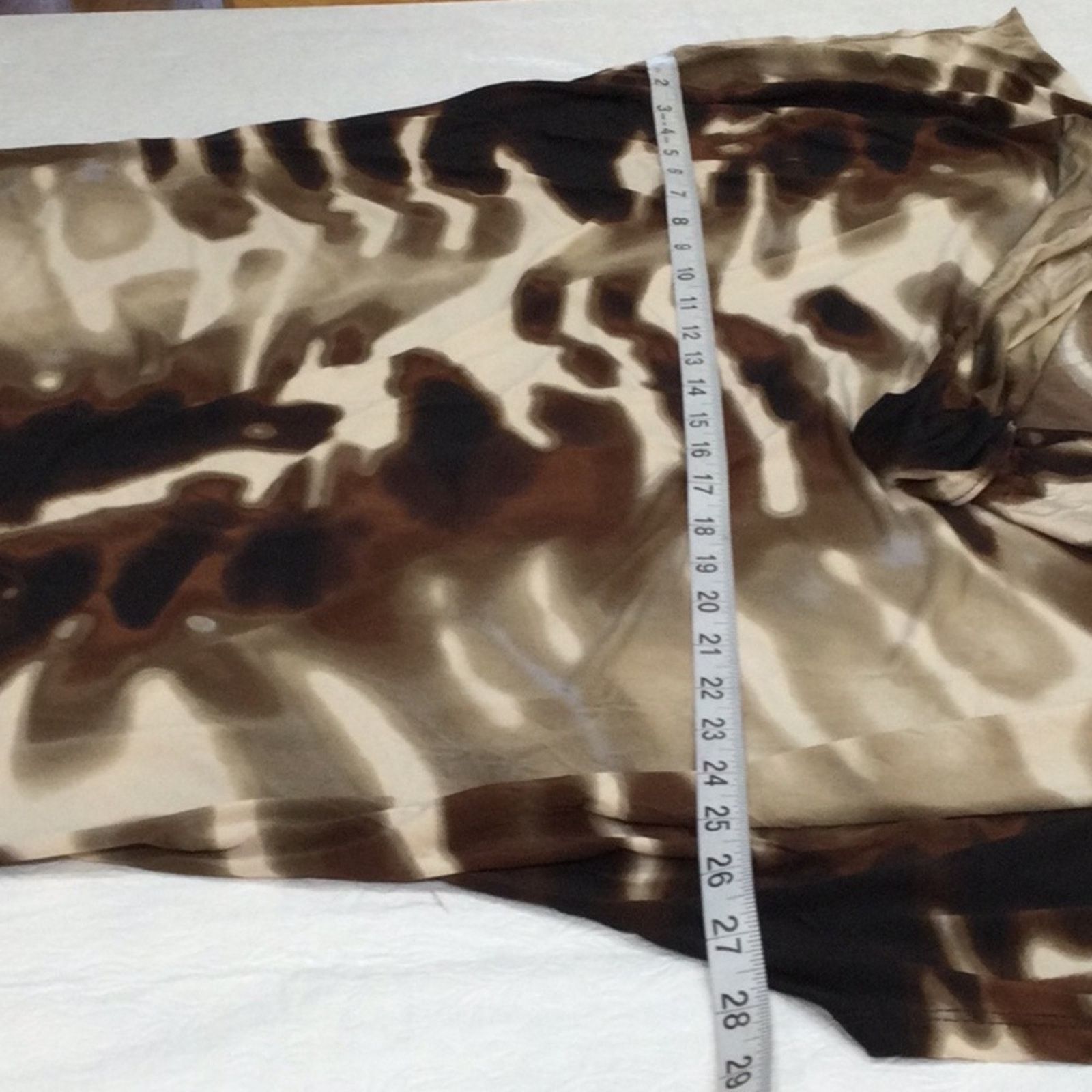 Worthington Worthington Stretch Animal Print Cowl Neck Blouse Size XL Size XL / US 12-14 / IT 48-50 - 12 Thumbnail