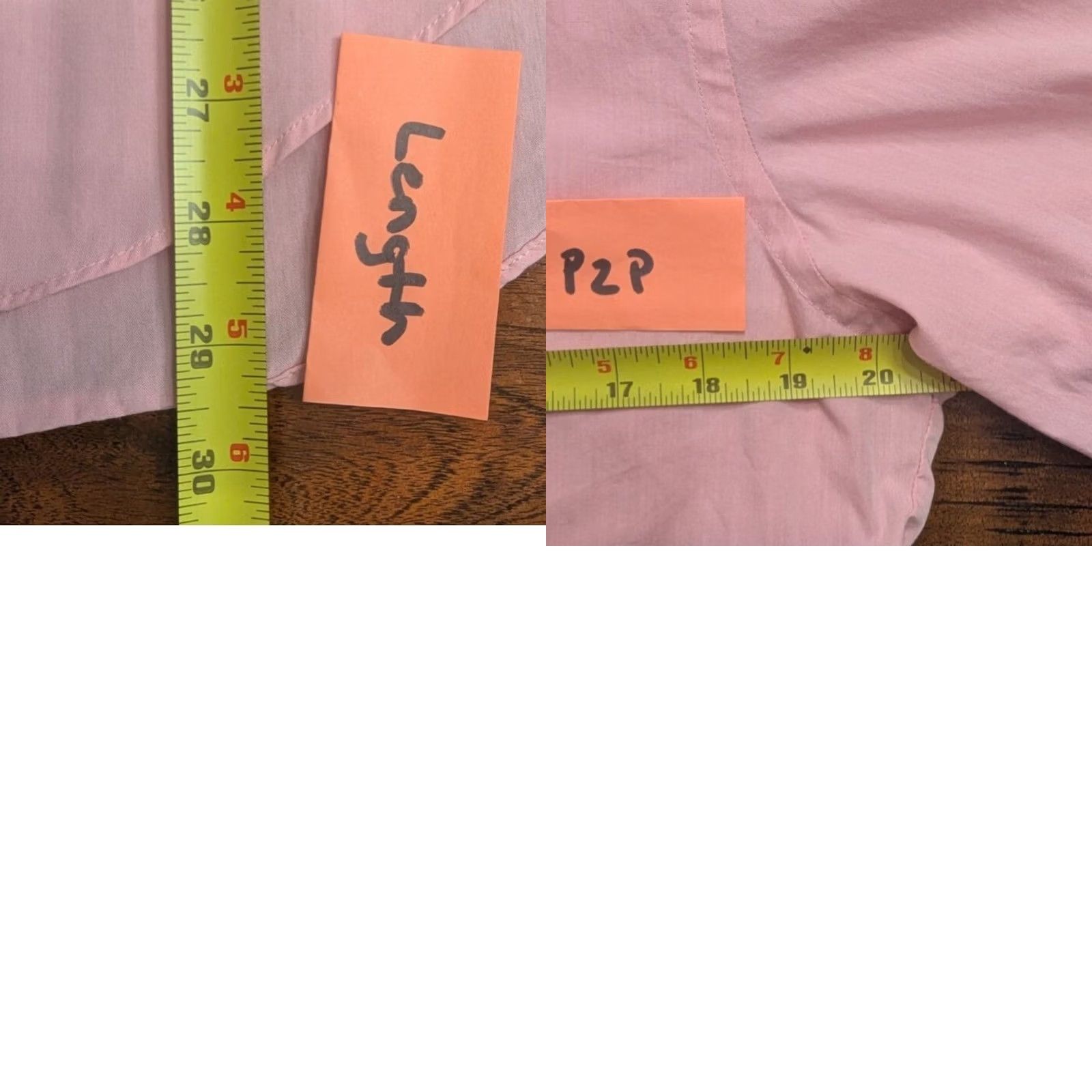 Van Heusen Van Heusen Dress Shirt Pink Slim Fit Long Sleeve 15.5 34/35 Wrinkle Resistant Button Cuff Mens Shirt Size 42R - 8 Thumbnail
