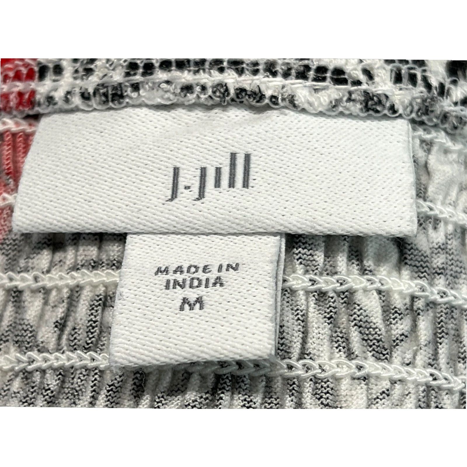 J. Jill J. Jill Floral Peasant Blouse Medium Multicolor 3/4 Sleeve Off Shoulder Tunic Top Women Size L / US 10 / IT 46 - 6 Thumbnail