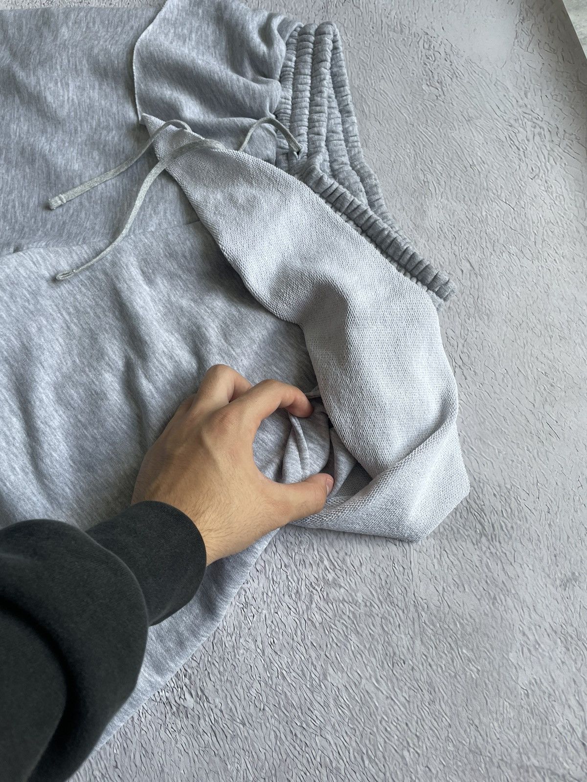 Designer Rare! Sweatpants Grey Kudasai Oh Handmade Designer Y2K Size US 32 / EU 48 - 11 Thumbnail