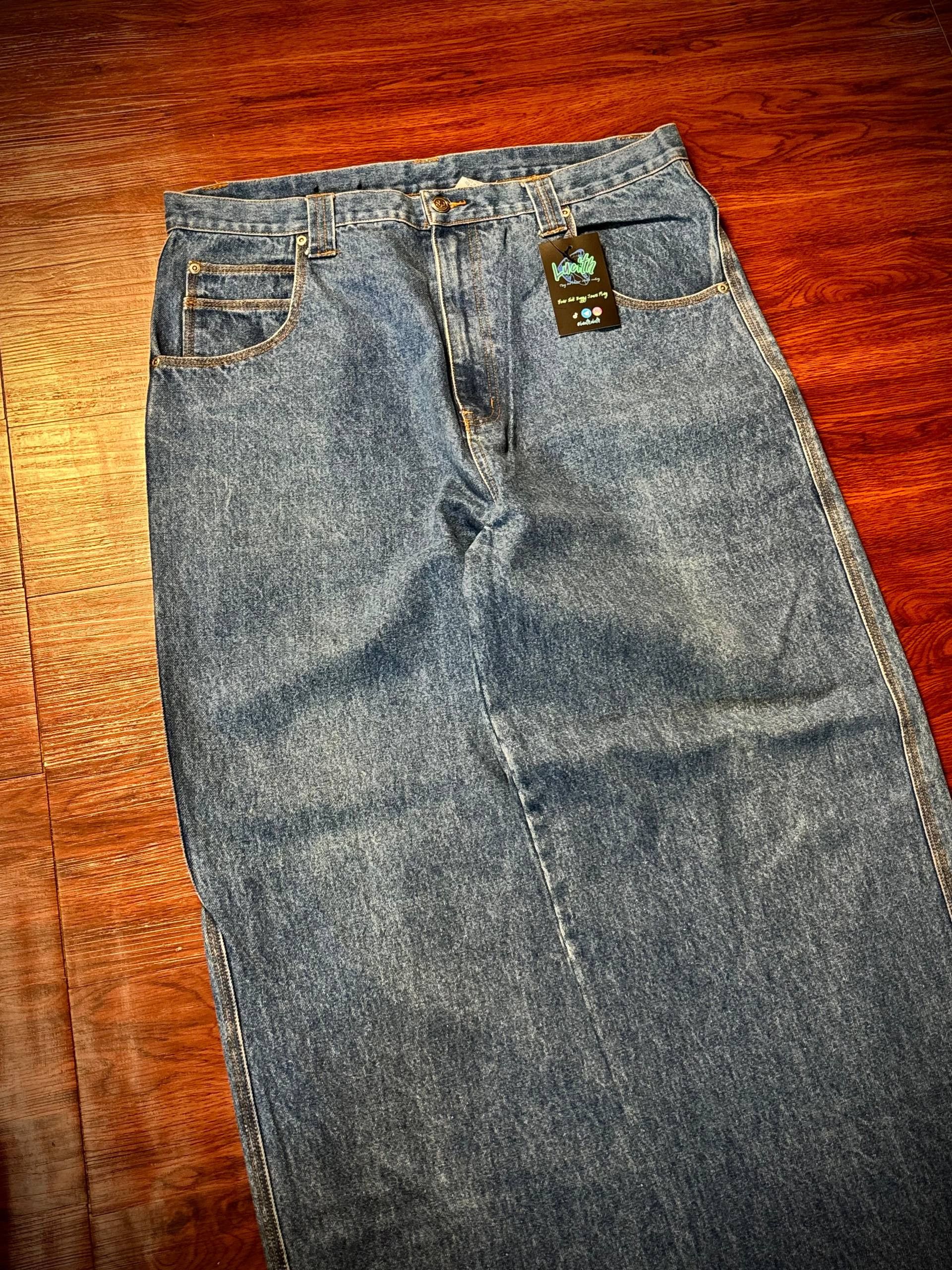 JNCO Vintage Y2K Big Logo Southpole Blue Denim Jeans Jnco Style Size US 36 / EU 52 - 4 Thumbnail
