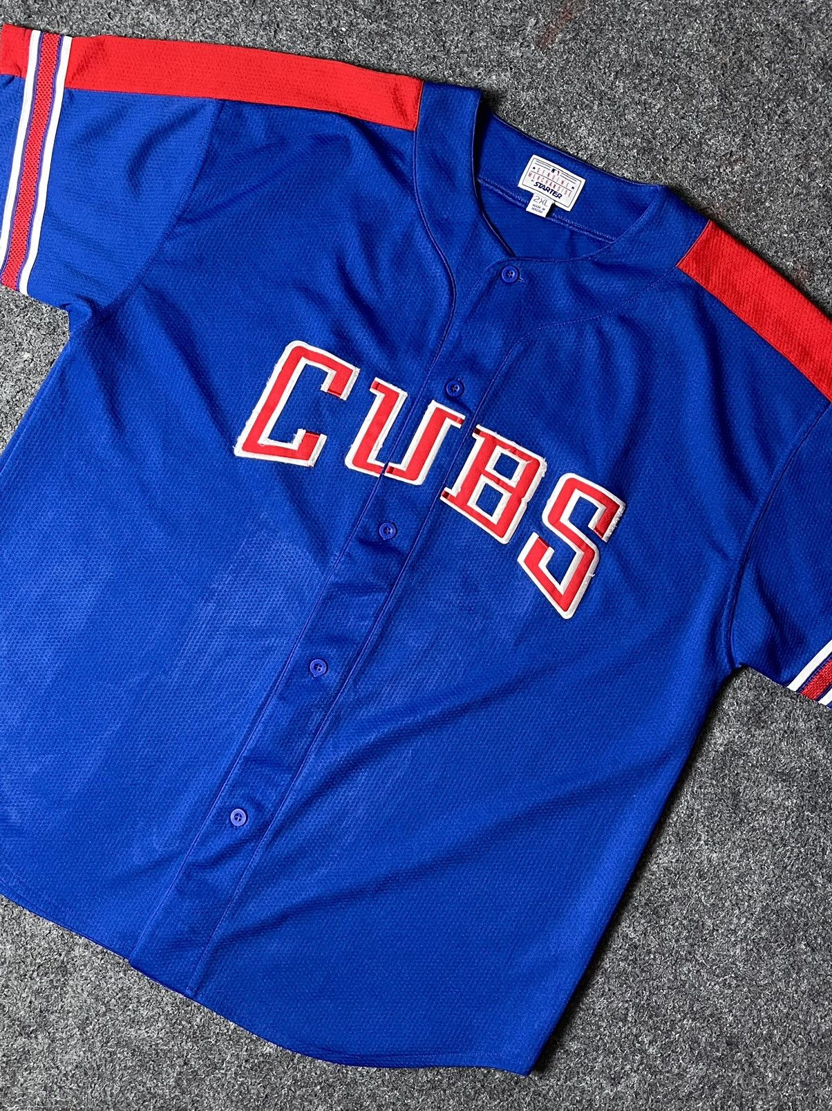 MLB × Starter × Vintage VINTAGE 90’S BASEBALL JERSEY MLB CHICAGO CUBS BY STARTER Size US XXL / EU 58 / 5 - 11 Thumbnail