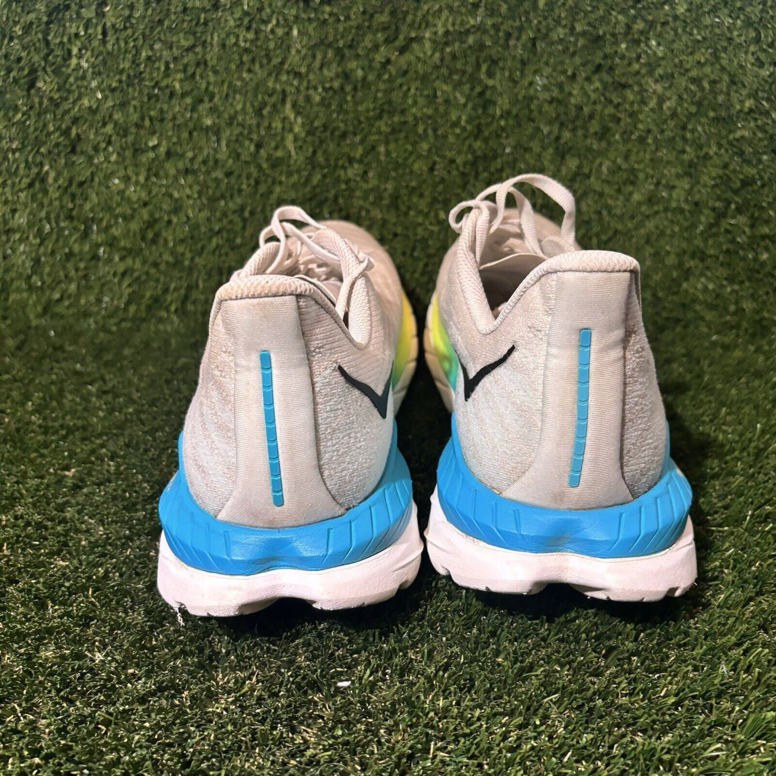 Hoka Size 12.5 - Hoka One One Mach 5 White Blue Glass Size US 12.5 / EU 45-46 - 8 Thumbnail