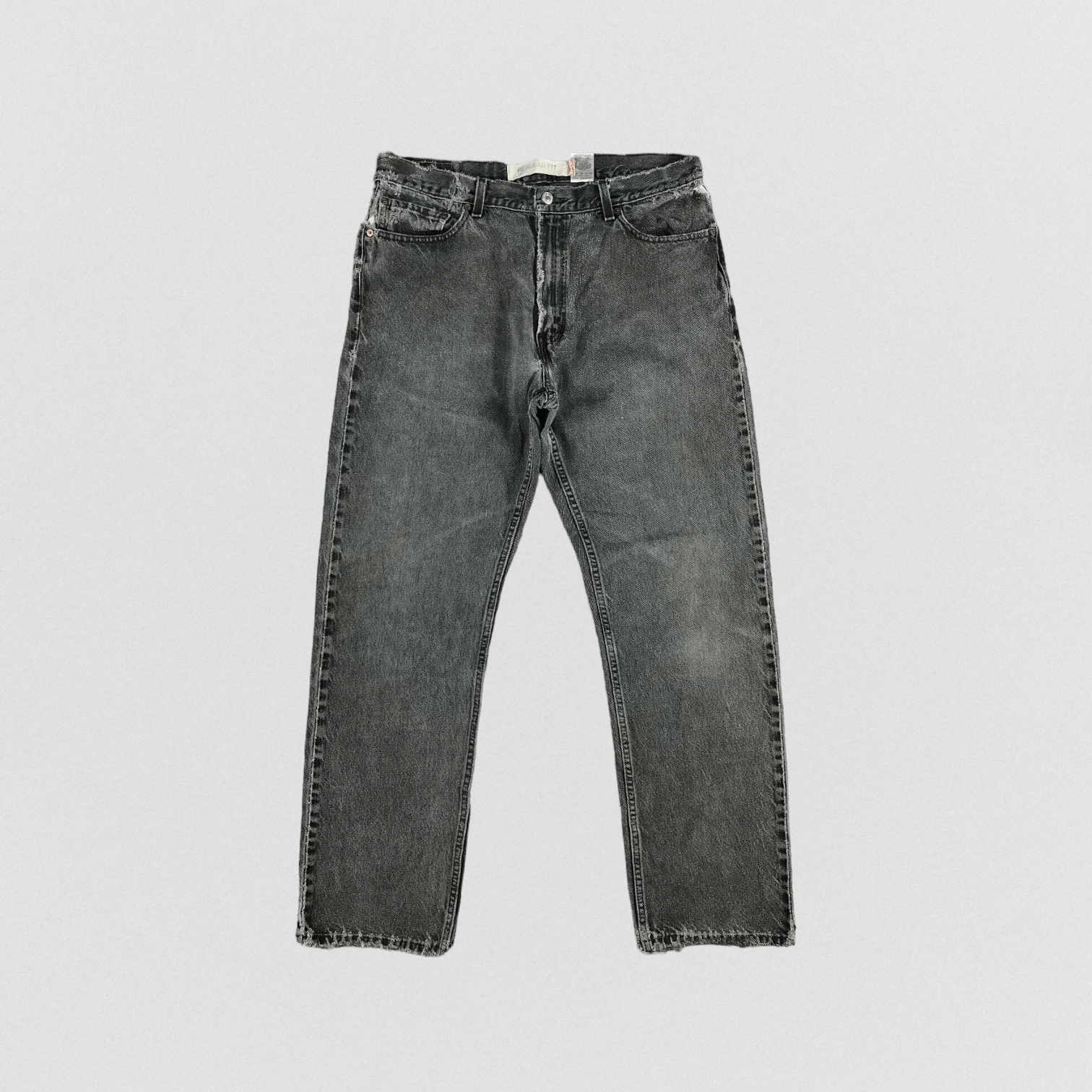 Levi's × Vintage Vintage Faded Black Levis 505 Jeans-JM2591 Size US 37 - 1 Thumbnail