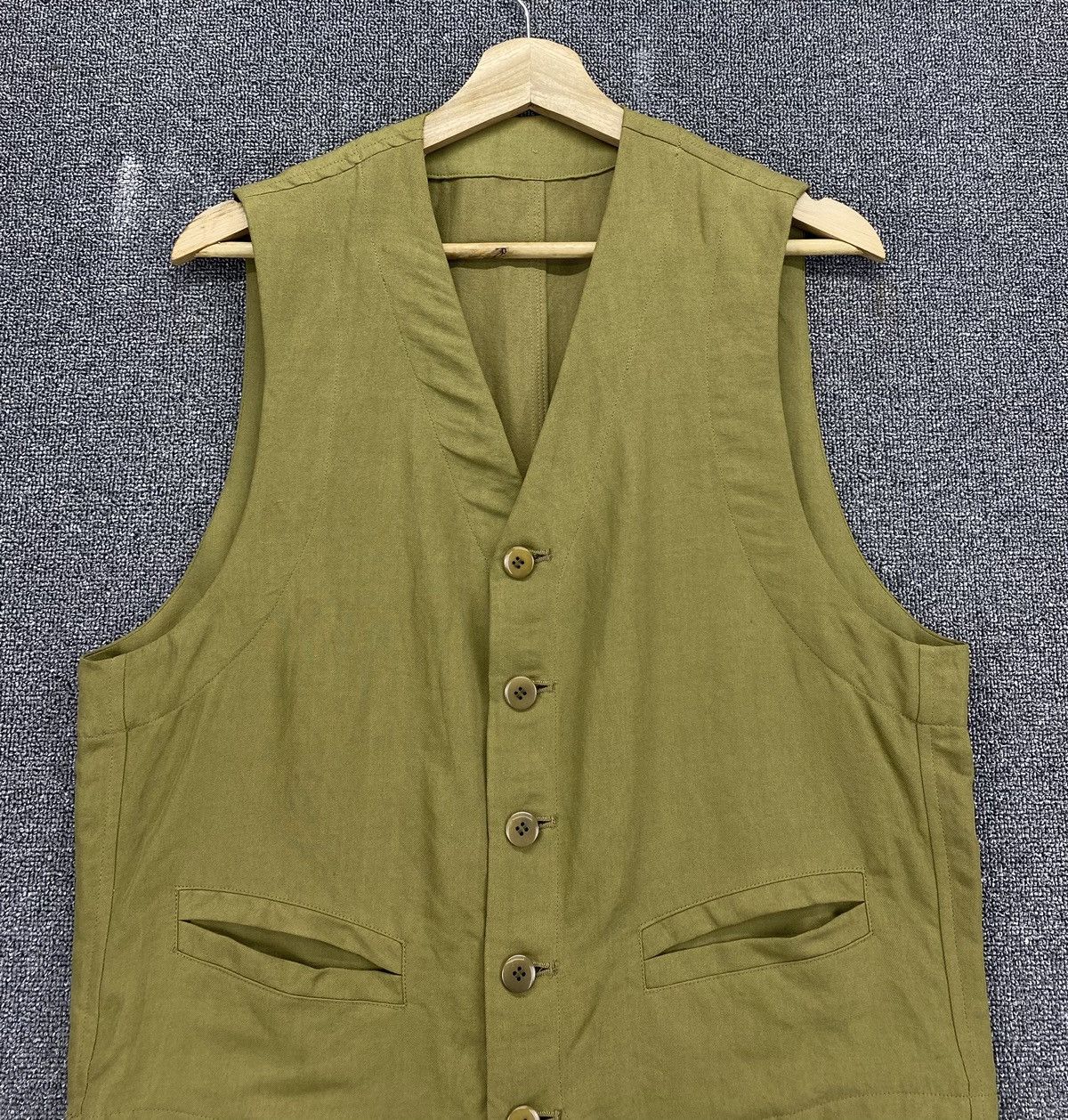 Comme Ca Ism × Japanese Brand Vintage Ca Du Mode Men Casual Army Vest Size US M / EU 48-50 / 2 - 3 Thumbnail