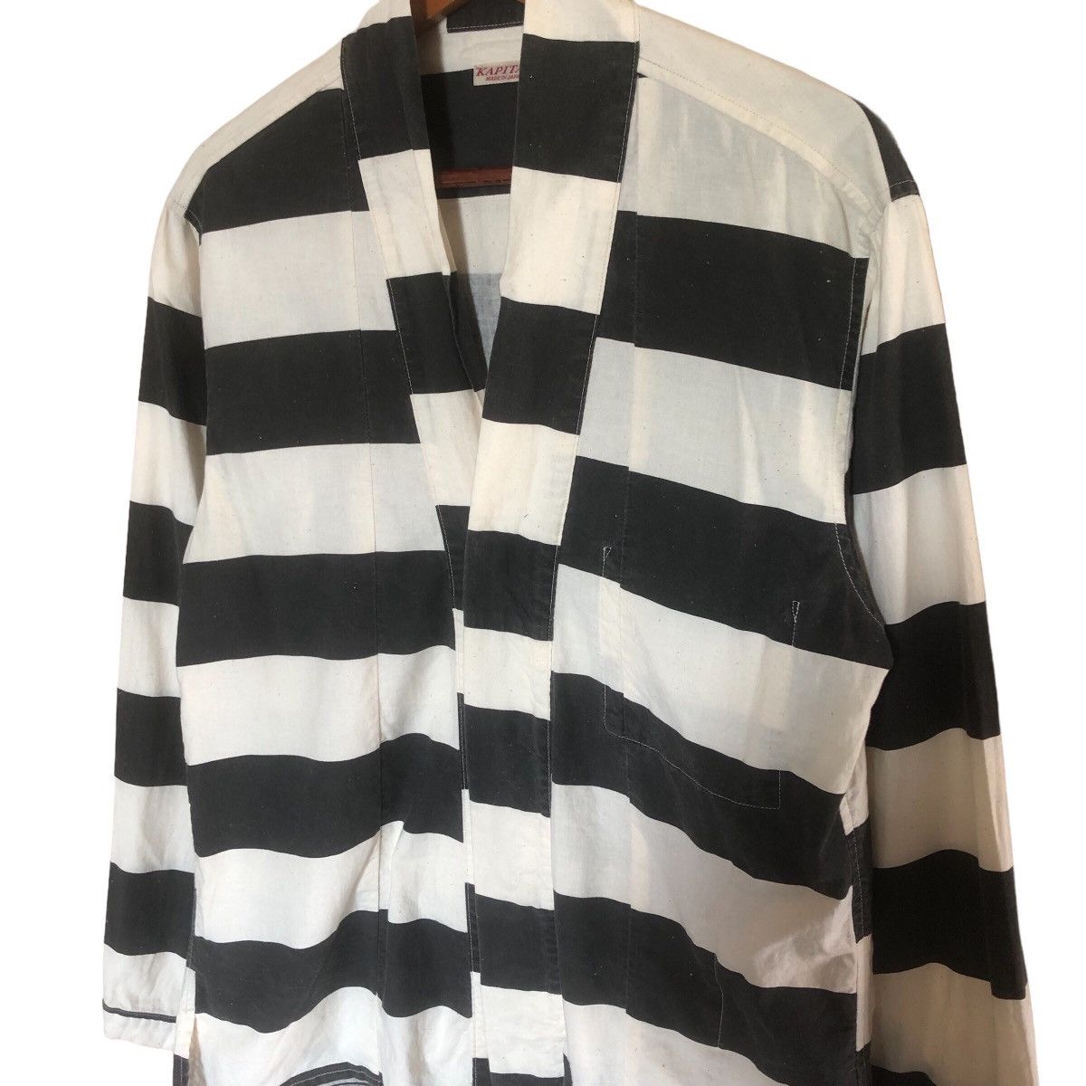 Kapital Black & White Stripe Kapital Light Jacket Size US M / EU 48-50 / 2 - 3 Thumbnail