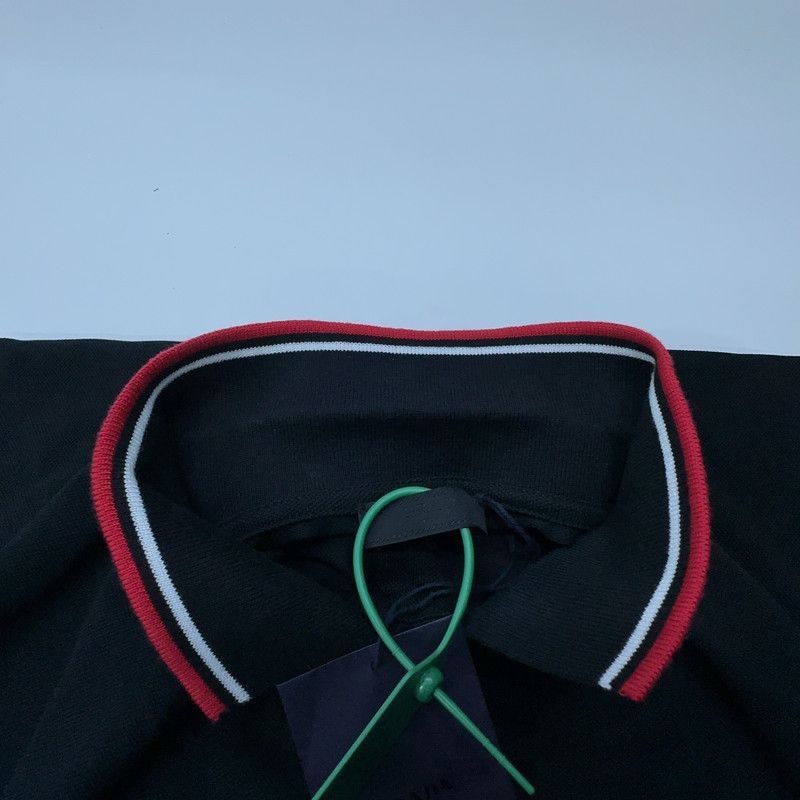 Prada Prada Striped Letter Short Sleeve Polo-2506 Size US M / EU 48-50 / 2 - 5 Thumbnail