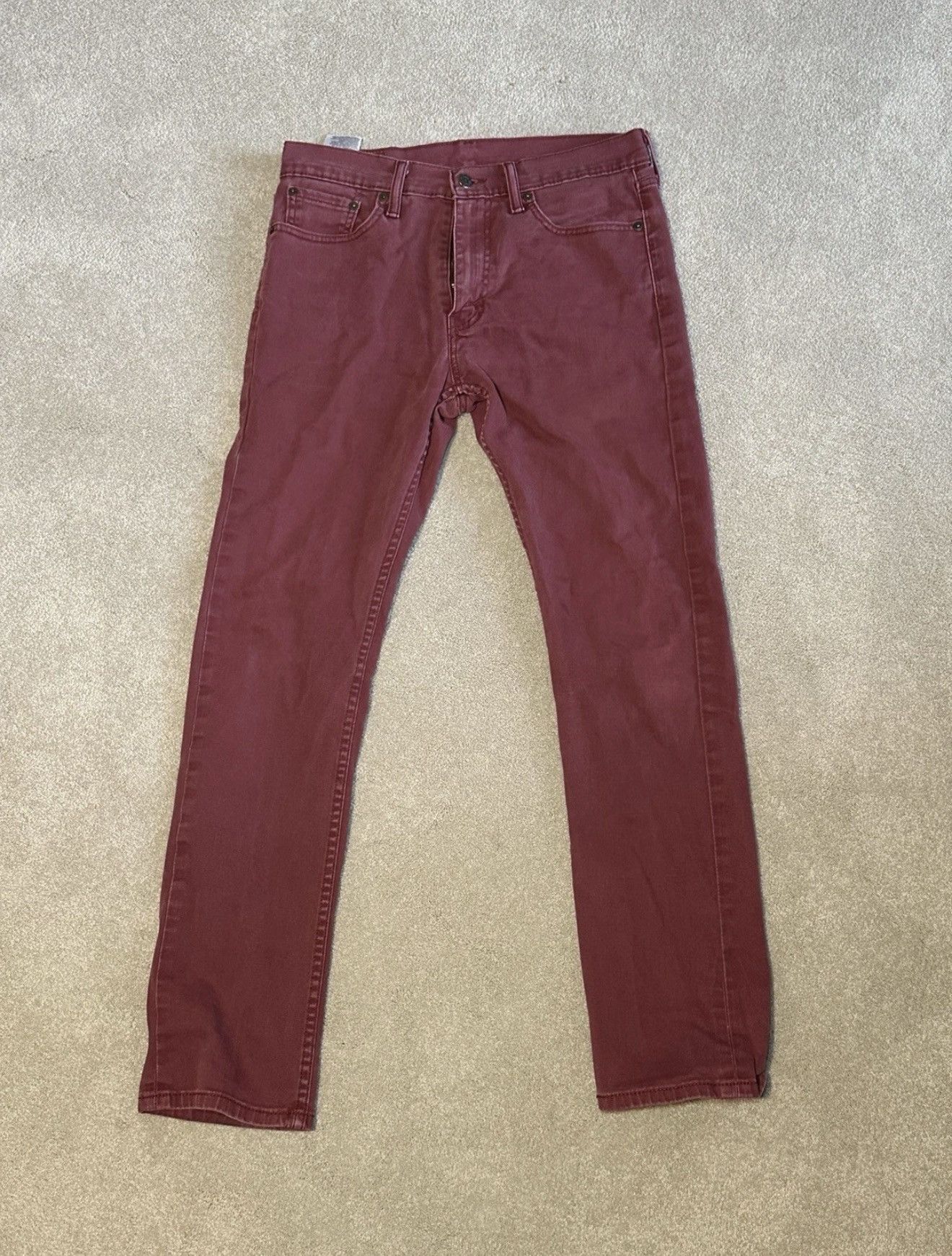Levi's Levi’s 511 Red Jeans Size US 31 - 1 Thumbnail