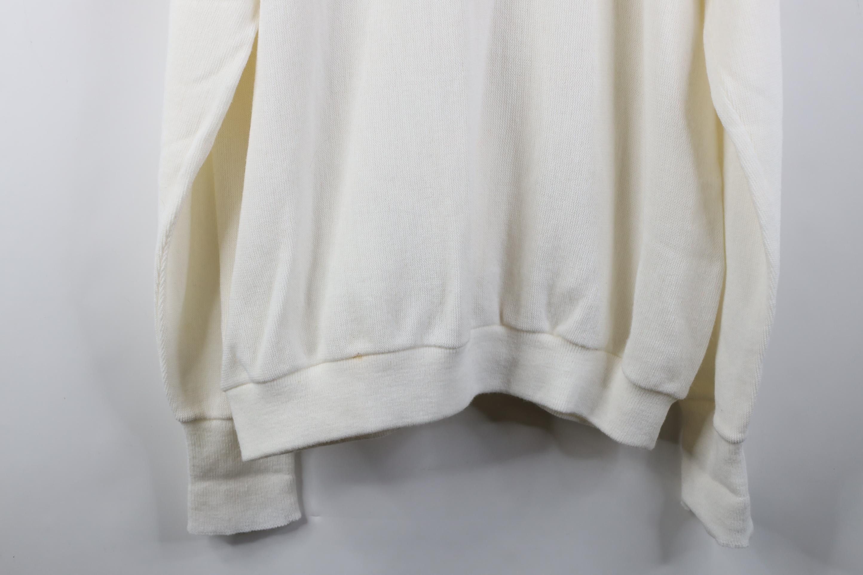 Izod Vintage 80s 90s Izod Shield Knit Cardigan Sweater White USA Size US XL / EU 56 / 4 - 13 Thumbnail