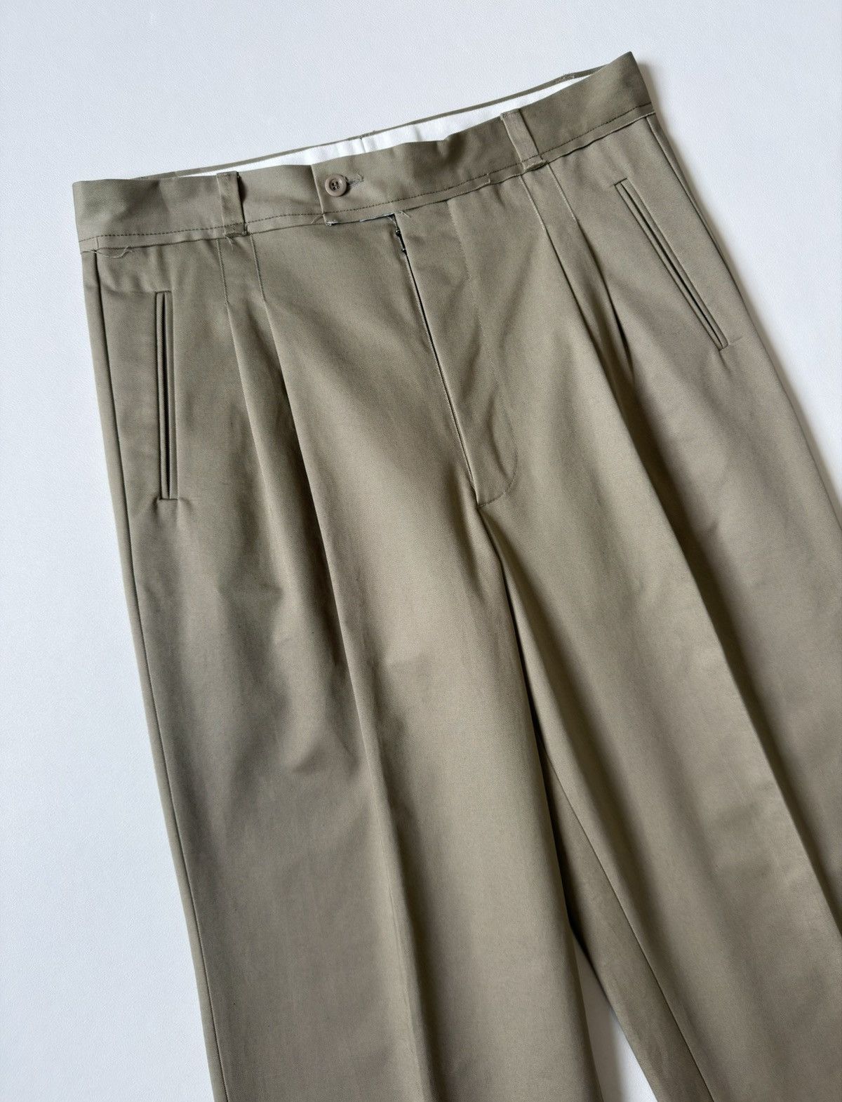 Maison Margiela S/S 22 ‘Reworked Waist Band’ Wide Leg Pants Size US 32 / EU 48 - 10 Thumbnail