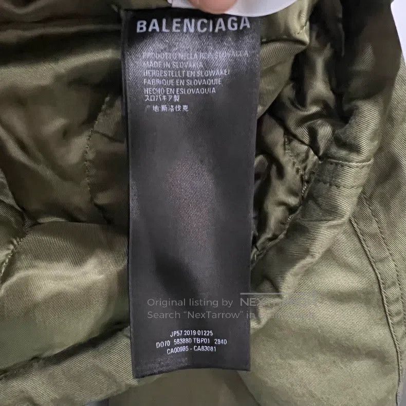 Balenciaga Army green design sense jacket