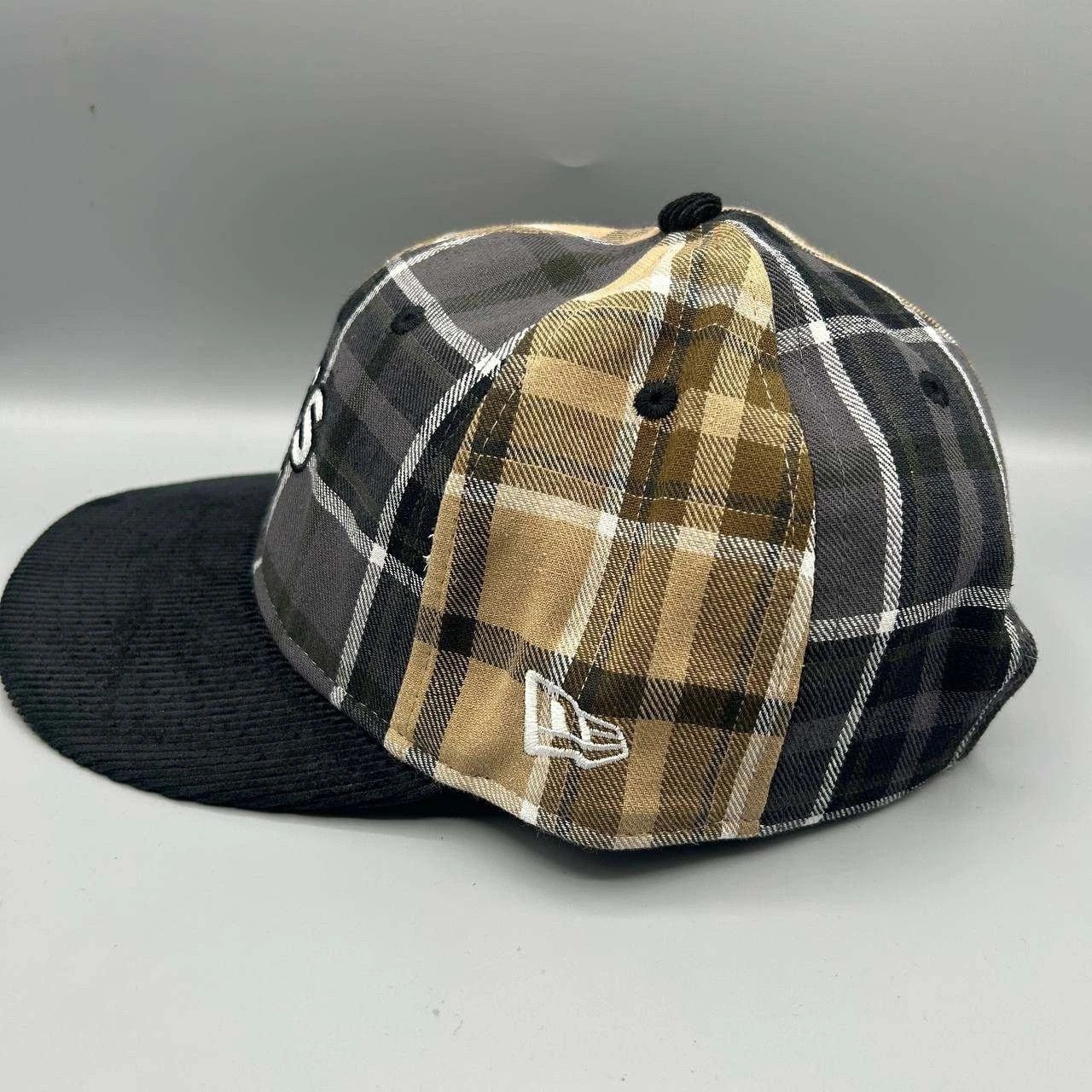 New Era Oakland Athletics Hat Men Plaid Corduroy Strap Back Cotton Size ONE SIZE - 5 Thumbnail