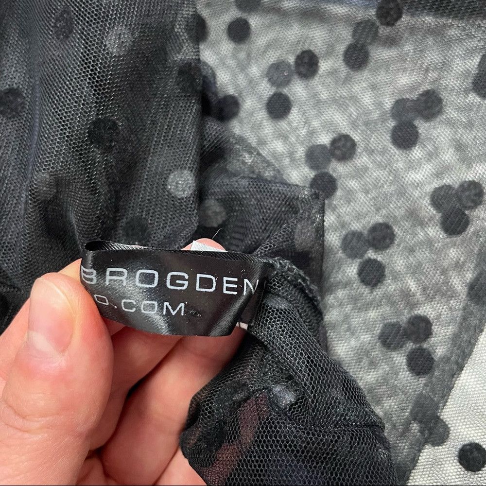 Other Megan Brogden Sheer Polka Dot Black Sleeveless Top Size M Size M / US 6-8 / IT 42-44 - 9 Thumbnail