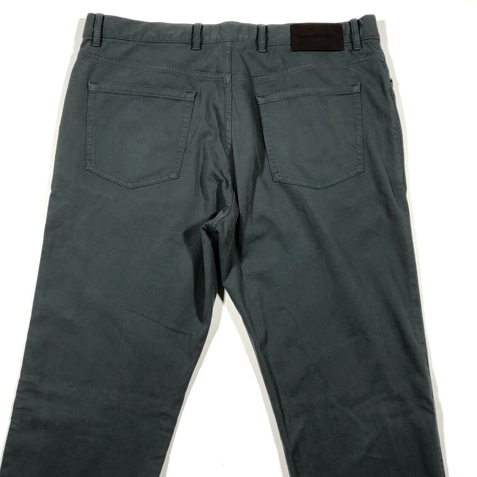 Ermenegildo Zegna Ermenegildo Zegna Gray Chino Casual Pants Size 38 Size US 38 / EU 54 - 11 Thumbnail