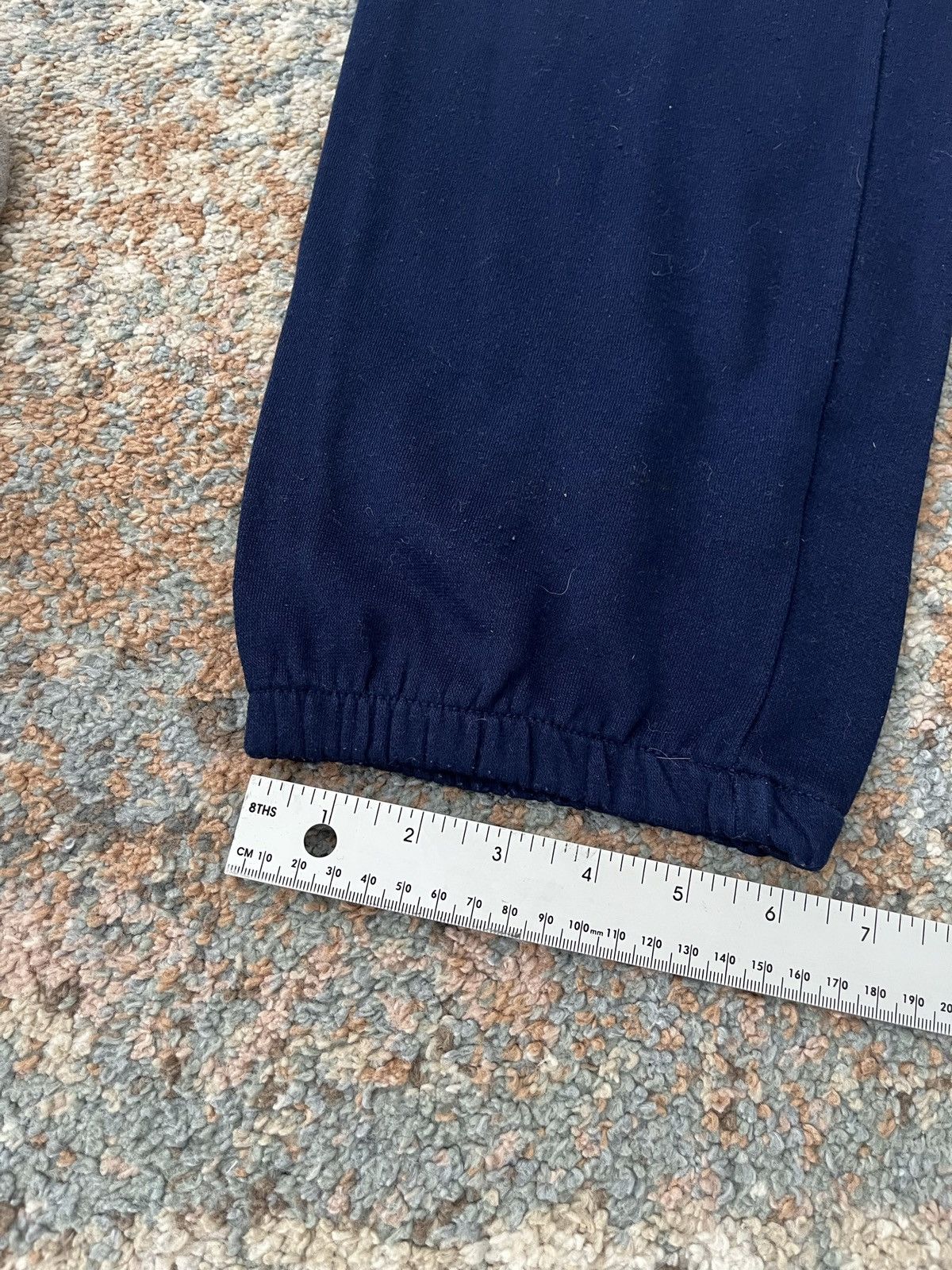 Nike × Vintage VTG 90s Nike jogger Sweatpants Blue Medium Size US 34 / EU 50 - 7 Thumbnail