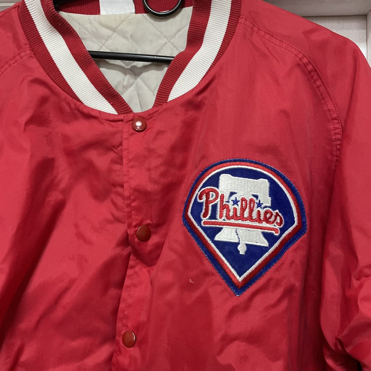 Majestic × Starter × Vintage Majestic Phillies Vintage Varsity Bomber jacket bomber Size US XL / EU 56 / 4 - 2 Thumbnail