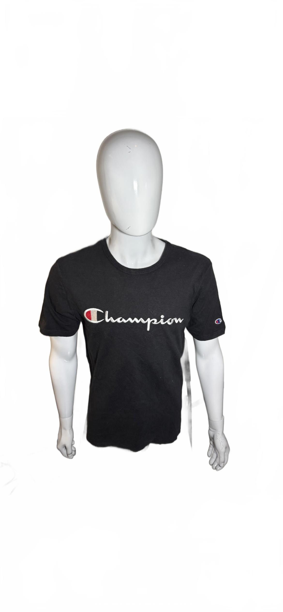 Champion Champion Black Logo T-Shirt - Men's Medium Size US M / EU 48-50 / 2 - 1 Thumbnail