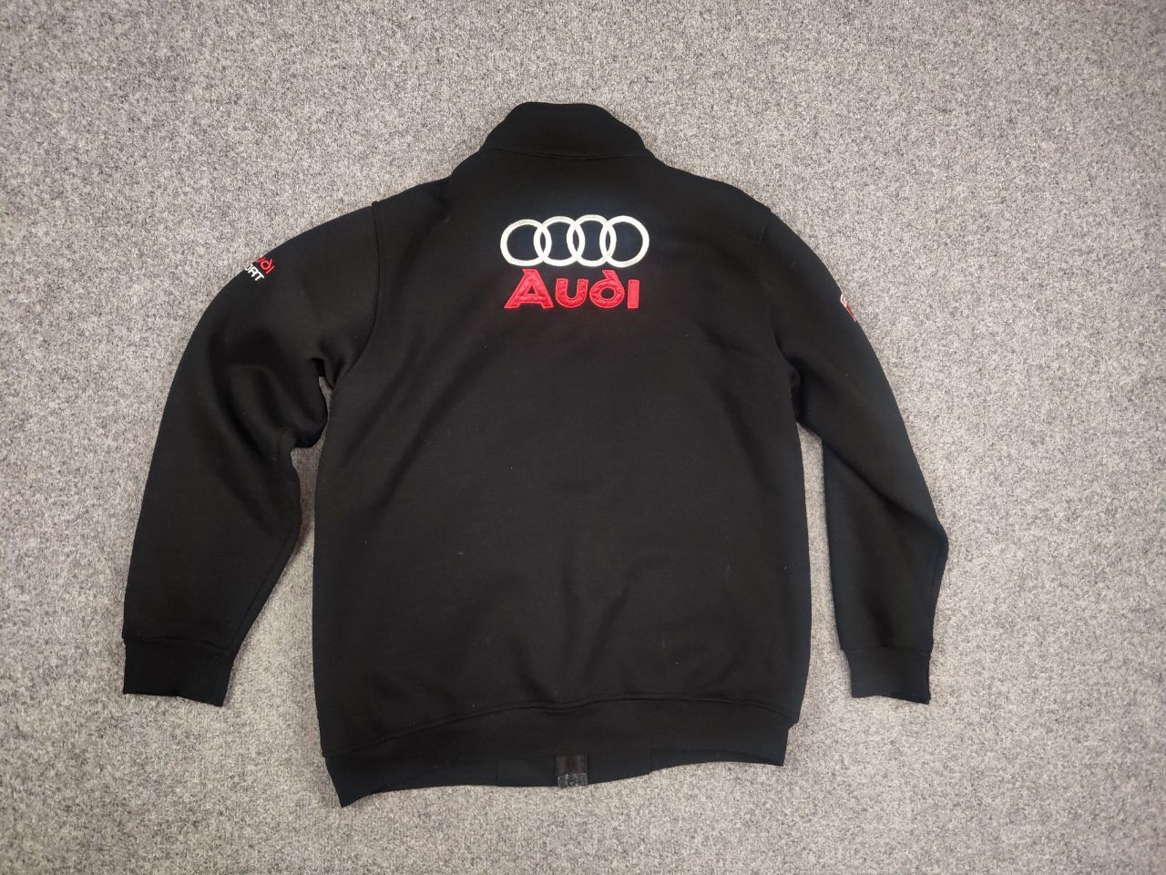 Audi Vintage Audi F1 Sports Logo Racing Full Zip Sweatshirt Y2K Size US L / EU 52-54 / 3 - 11 Thumbnail