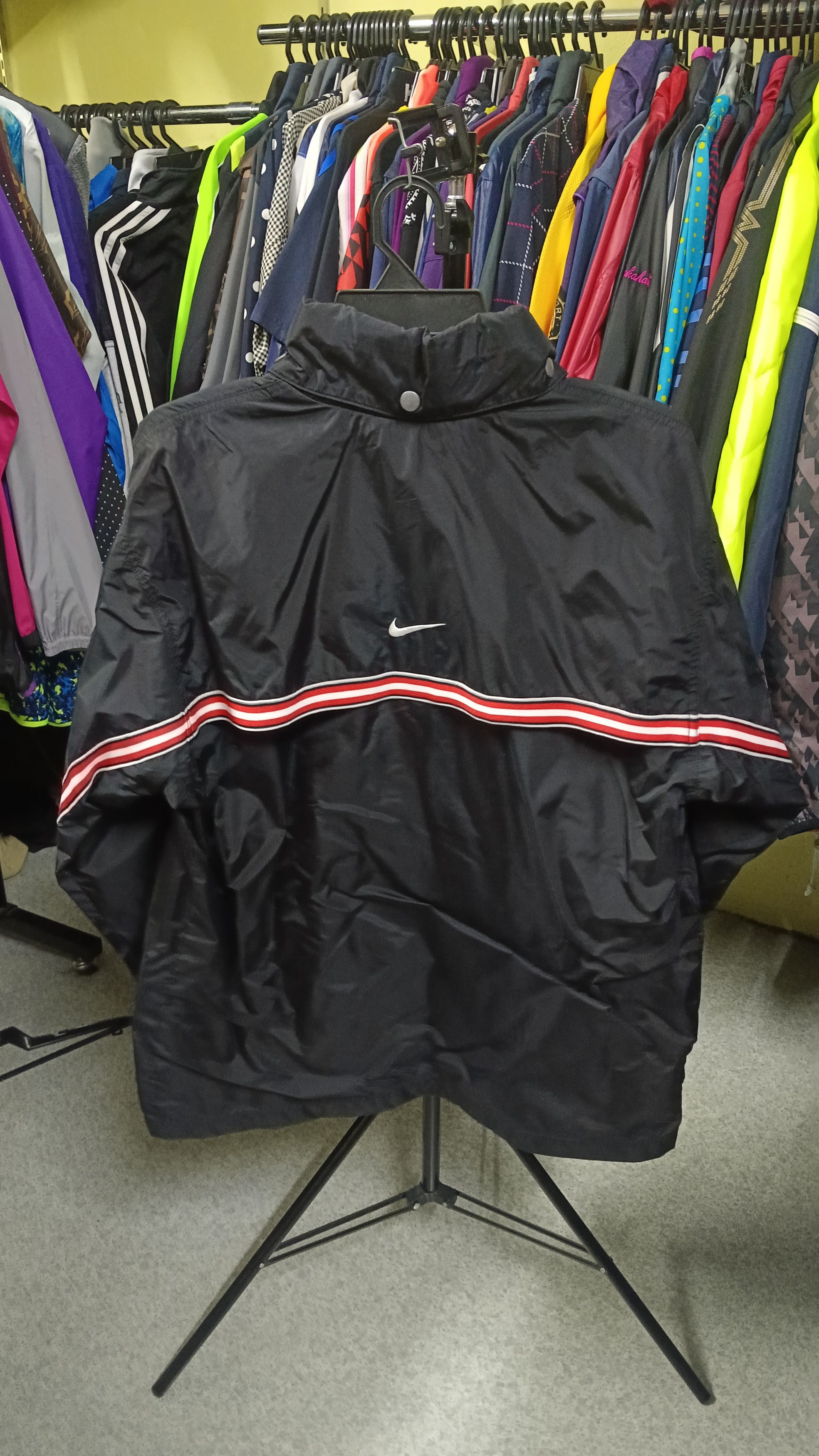Nike × Vintage 🔥 Vintage Nike Button Up Windbreaker Size L / US 10 / IT 46 - 2 Thumbnail