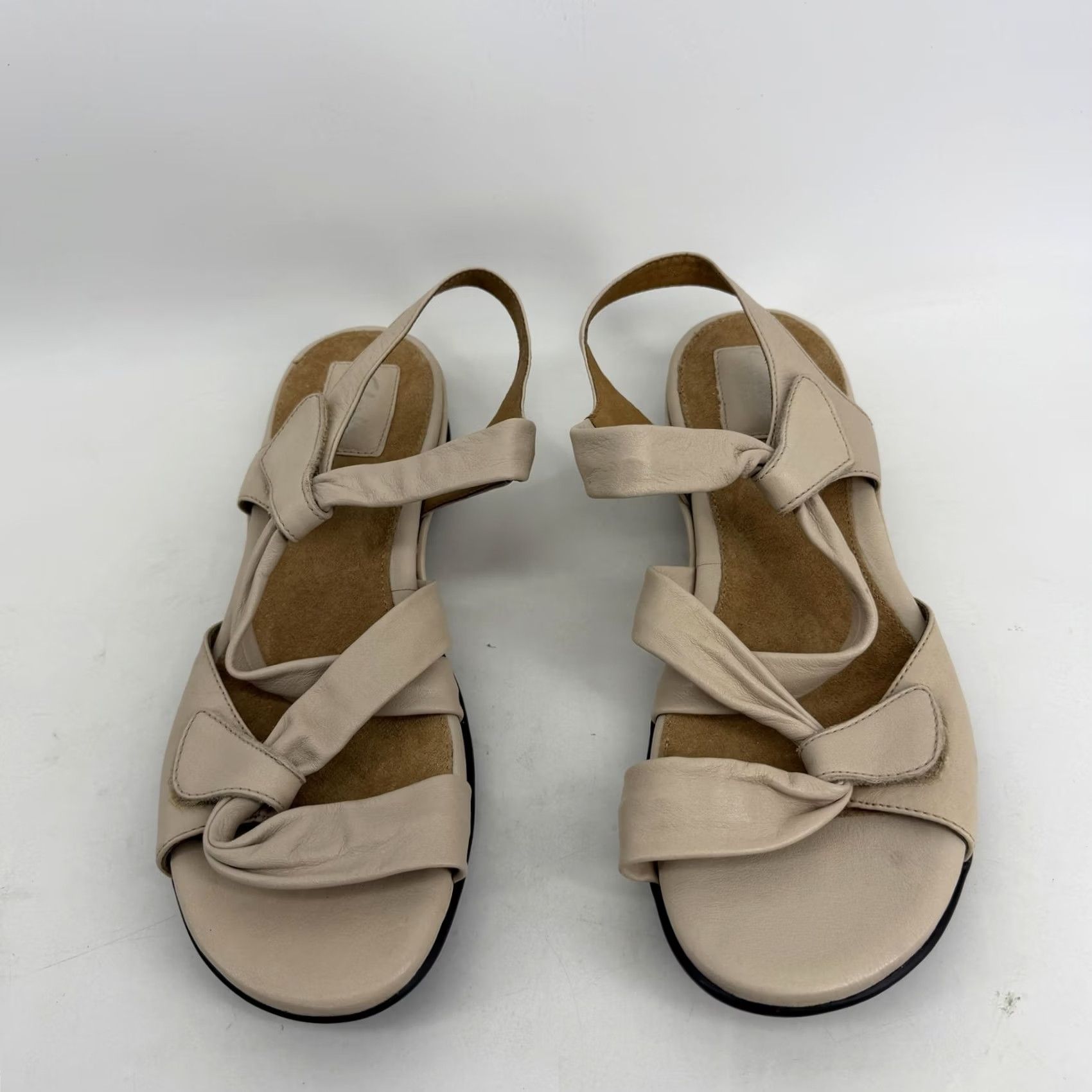 Clarks Clarks Artisan Sandals Womens Size 10W Beige Slingback Knot Wedge Comfort 87201 Size US 10 / IT 40 - 7 Thumbnail