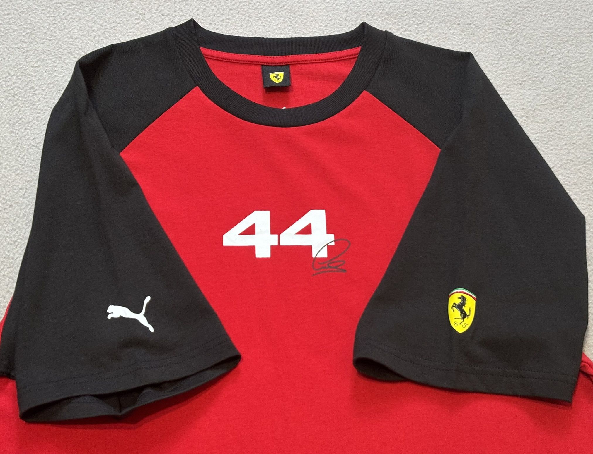 Puma Hamilton #44 Puma Ferrari T-shirt Size M Size US M / EU 48-50 / 2 - 7 Thumbnail