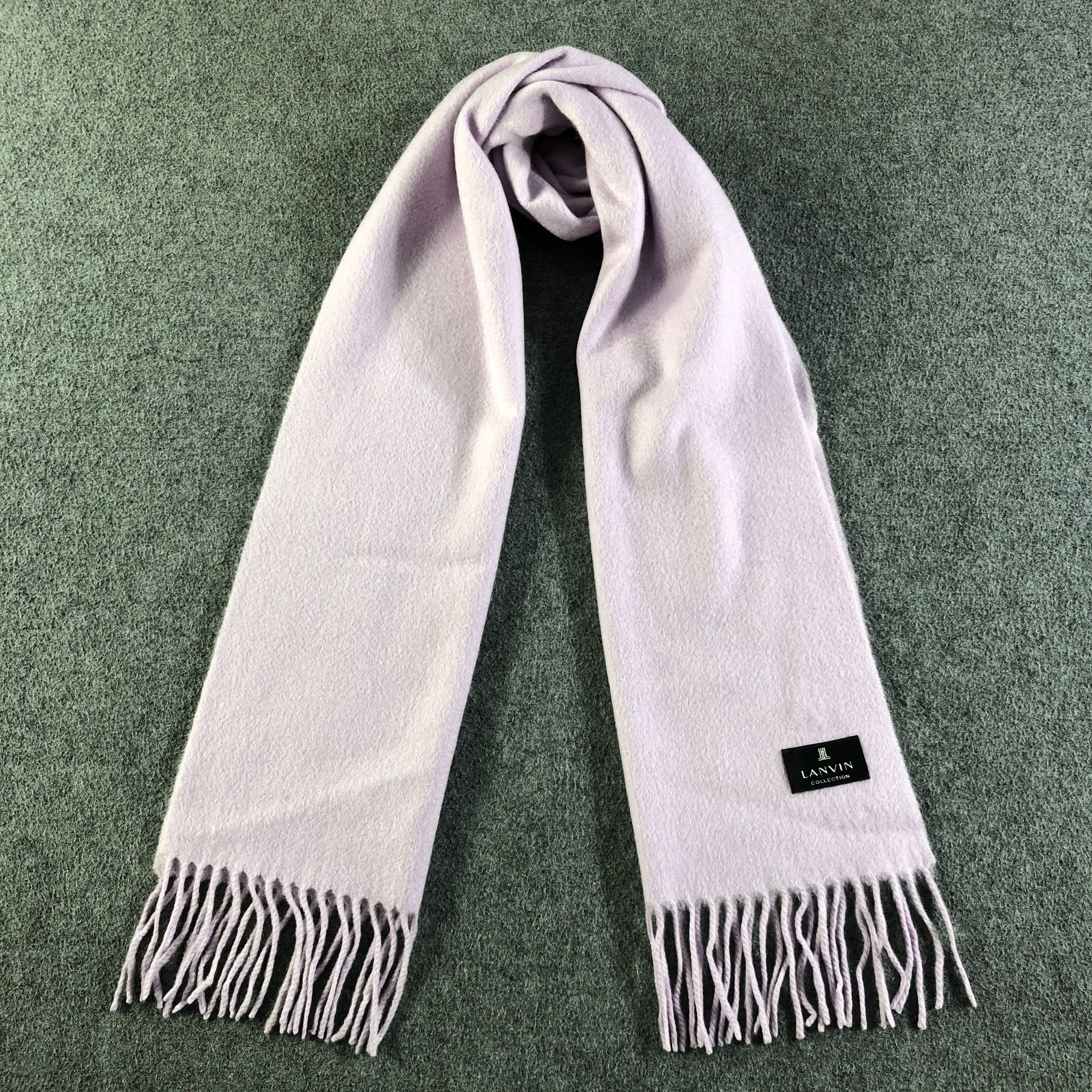 Lanvin Lanvin Cashmere Scarf / Muffler / Neckwear P127 Size ONE SIZE - 1 Thumbnail