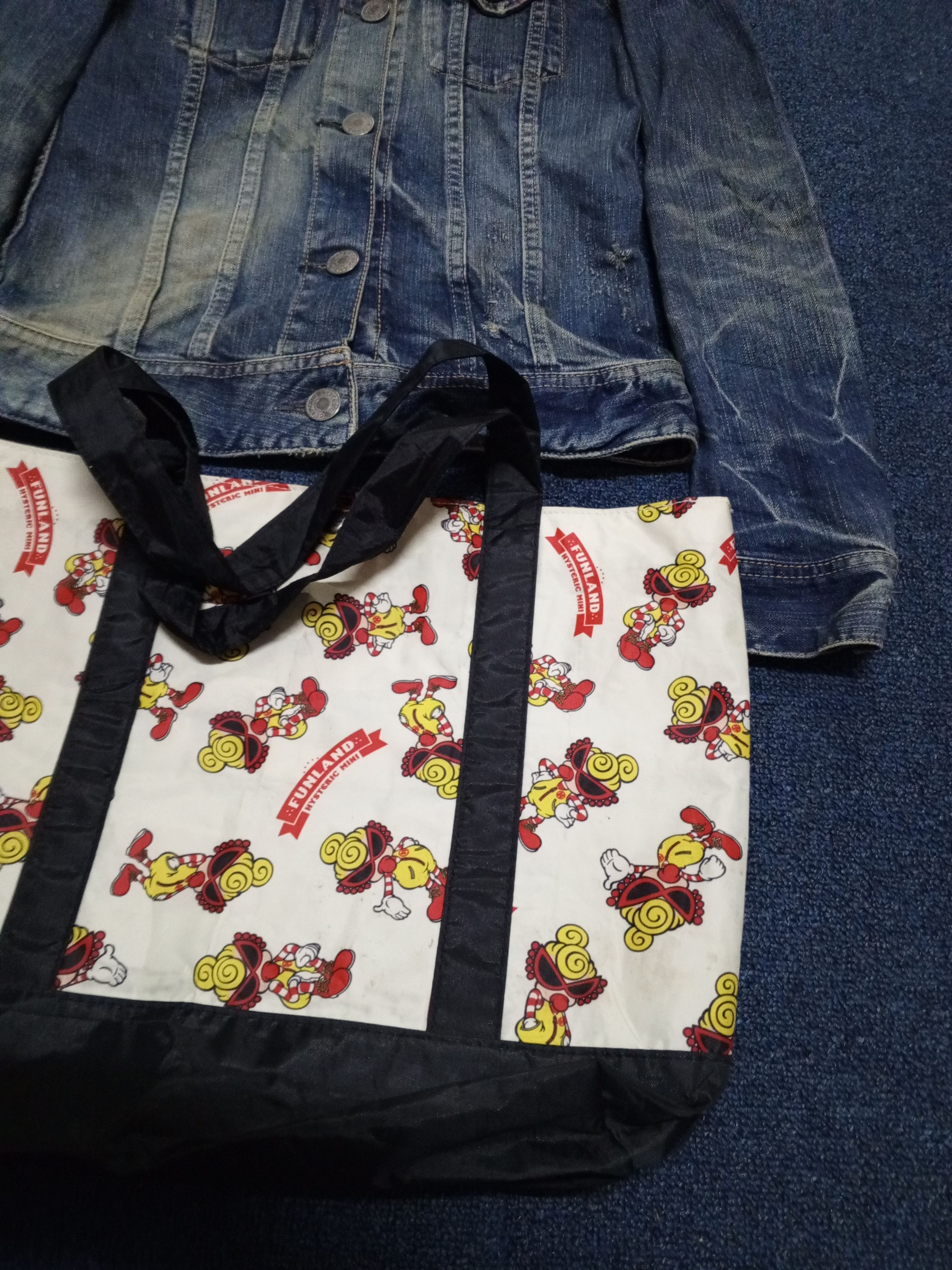 Hysteric Glamour 💥KINKY💥DENIM JEANS HYSTERIC GLAMOUR+TOTE BAG Size XS / US 0-2 / IT 36-38 - 3 Thumbnail