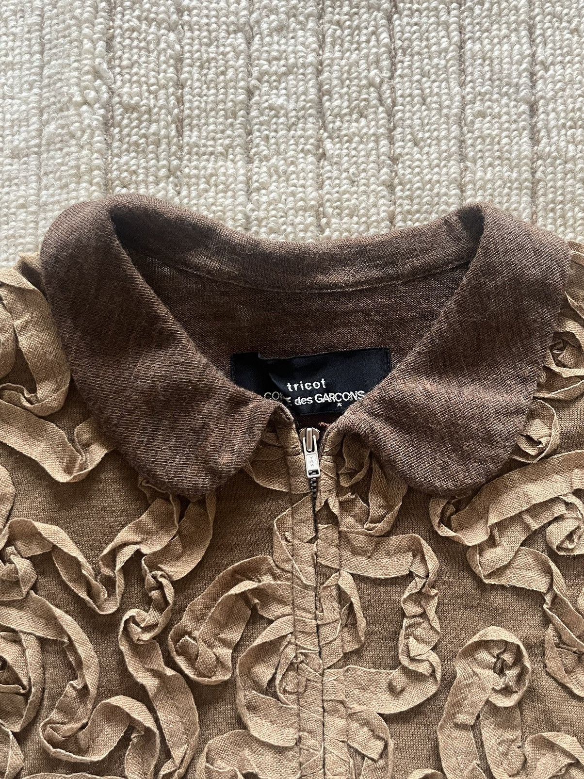 Tricot Comme des Garcons Tricot Comme des Garçons brown jacket Ad 2000 Size ONE SIZE - 3 Thumbnail