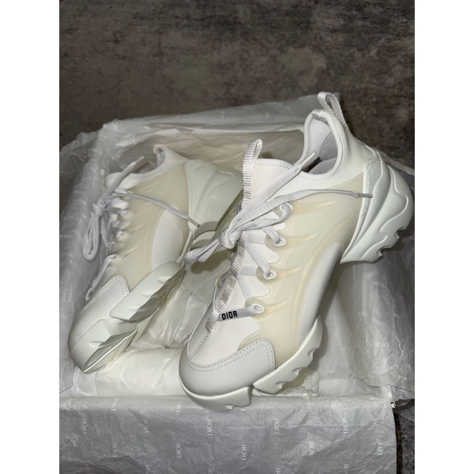 Dior Dior D-Connect Neoprene Logo Tie Flat Platform Sneaker 39 Size US 9 / IT 39 - 8 Thumbnail