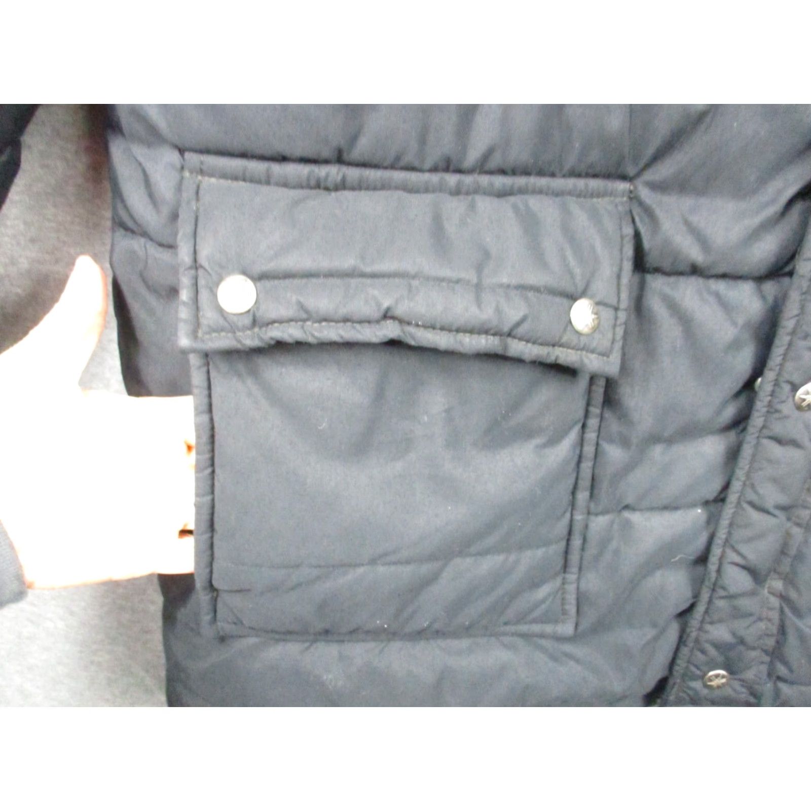 Vintage VINTAGE Yamaha Racing Jacket XL Adult Puffer Black Red USA 80s Geometric Pockets Men USA Jacket Size US XL / EU 56 / 4 - 3 Thumbnail