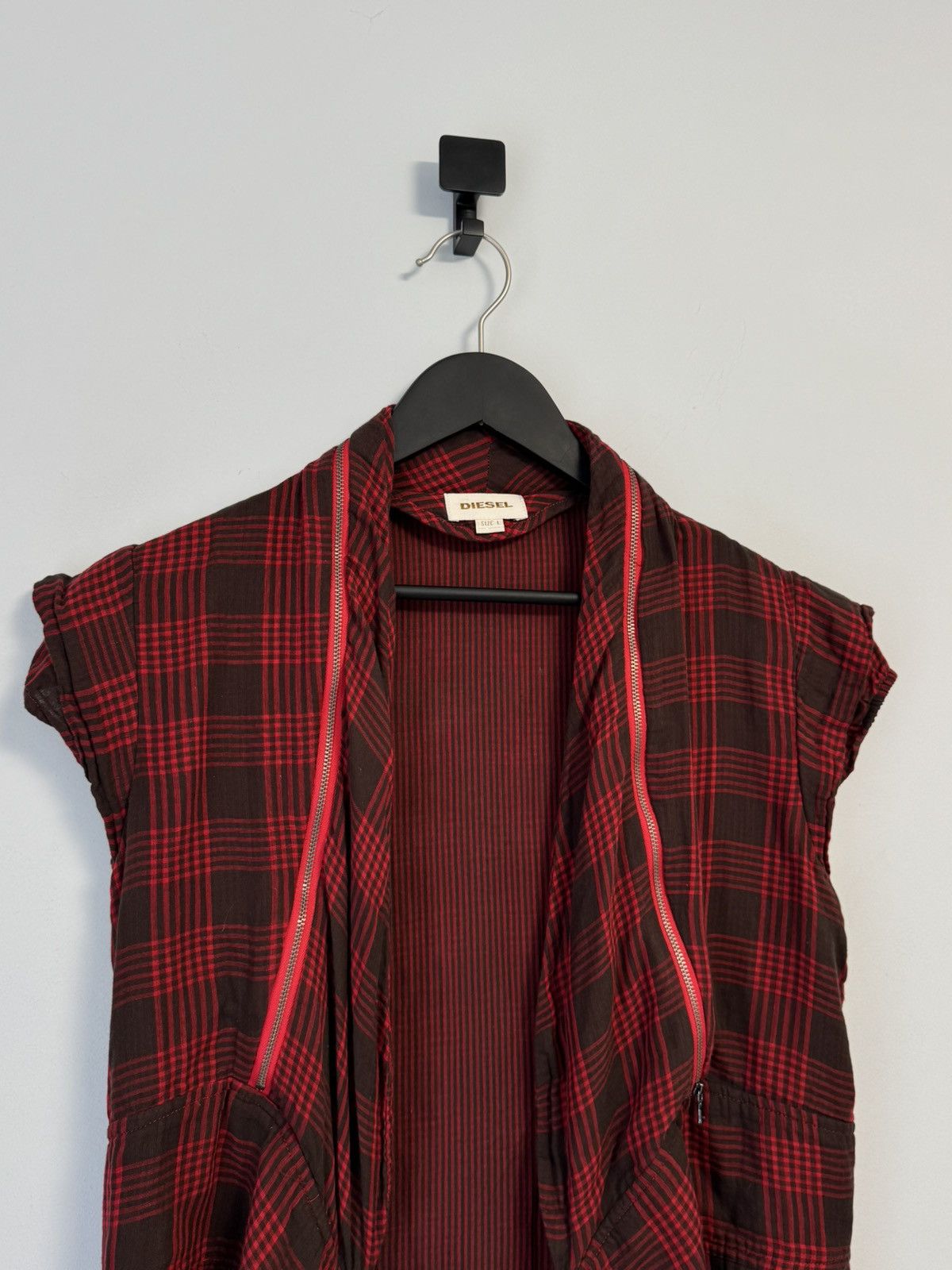Diesel × Vintage Diesel Vintage Women’s Y2K style vest Cotton Size L / US 10 / IT 46 - 2 Thumbnail