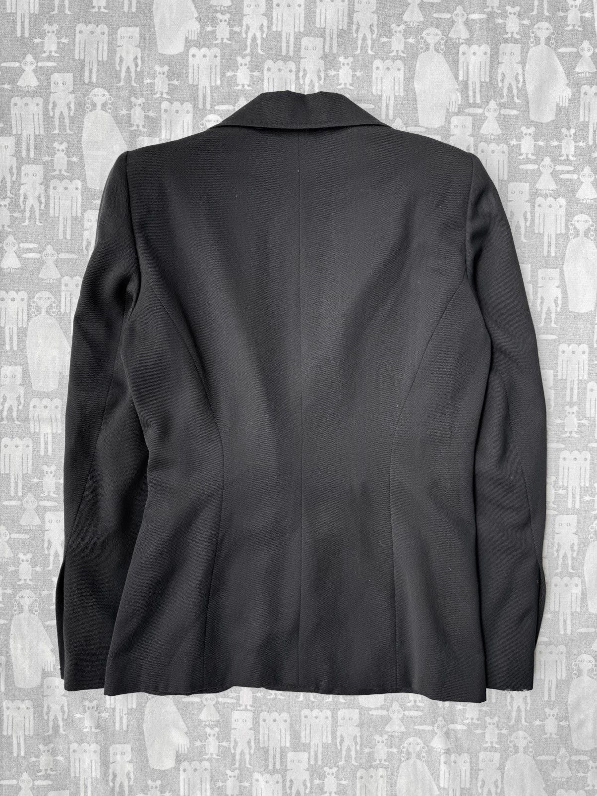 Ann Demeulemeester Ann Demeulemeester AW96 Asymmetrical Peak Lapel Blazer Size XS / US 0-2 / IT 36-38 - 6 Thumbnail
