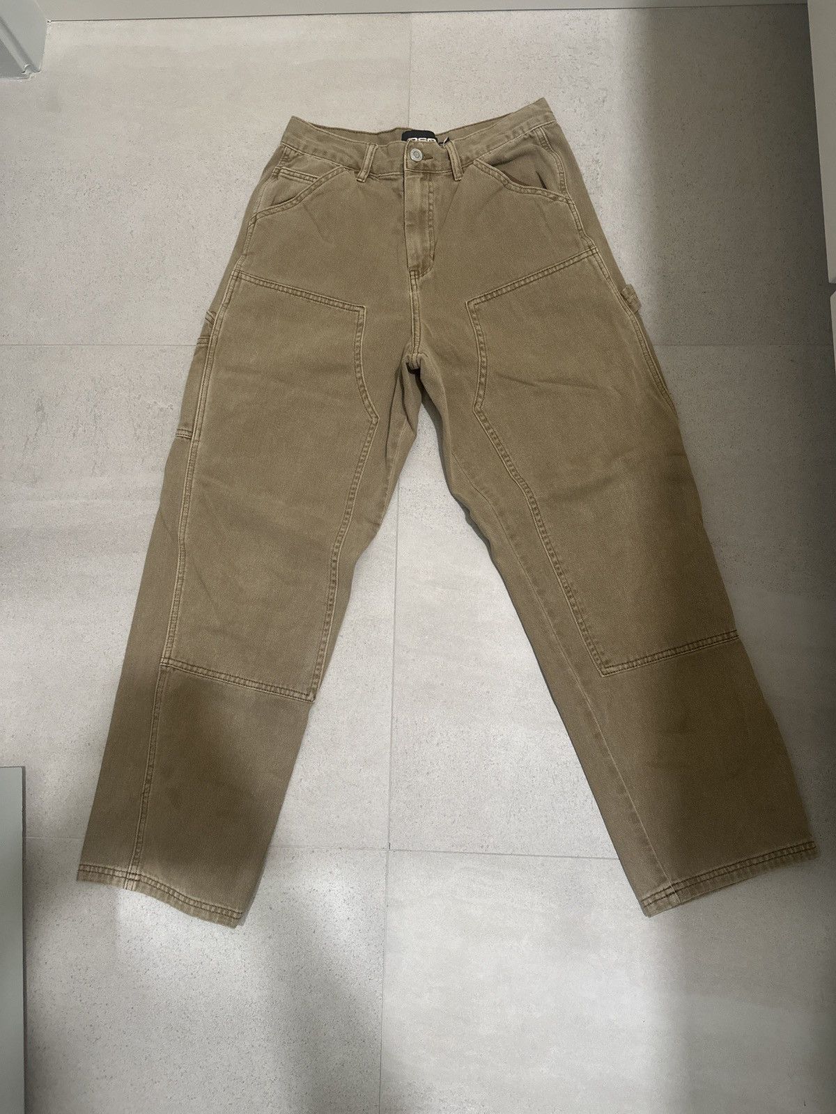 Tillys Tan Carpenter Pants Size US 29 - 4 Thumbnail