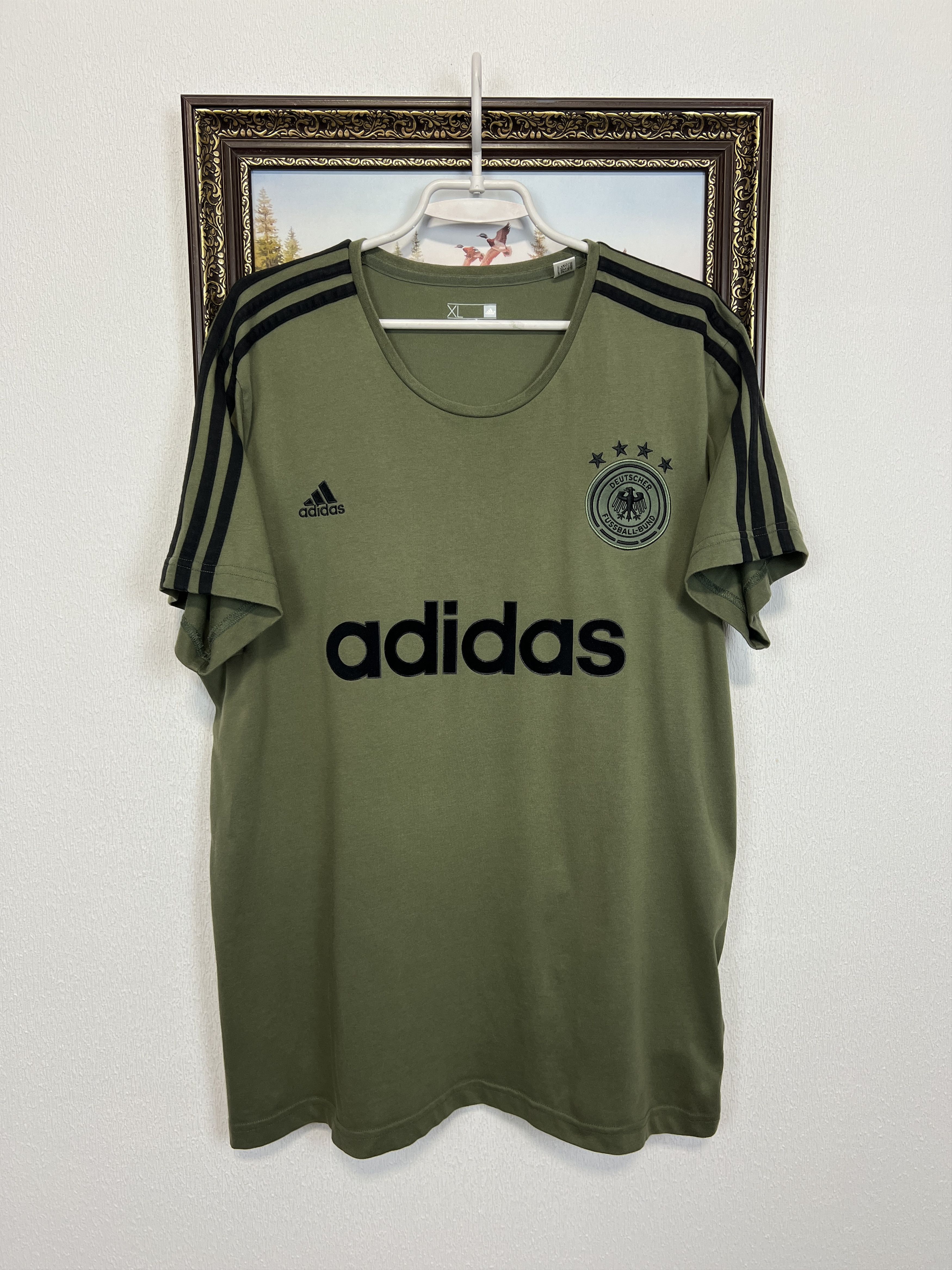Adidas Germany Football Player Issue Train Shirt Soccer Jersey Size US XL / EU 56 / 4 - 1 Thumbnail