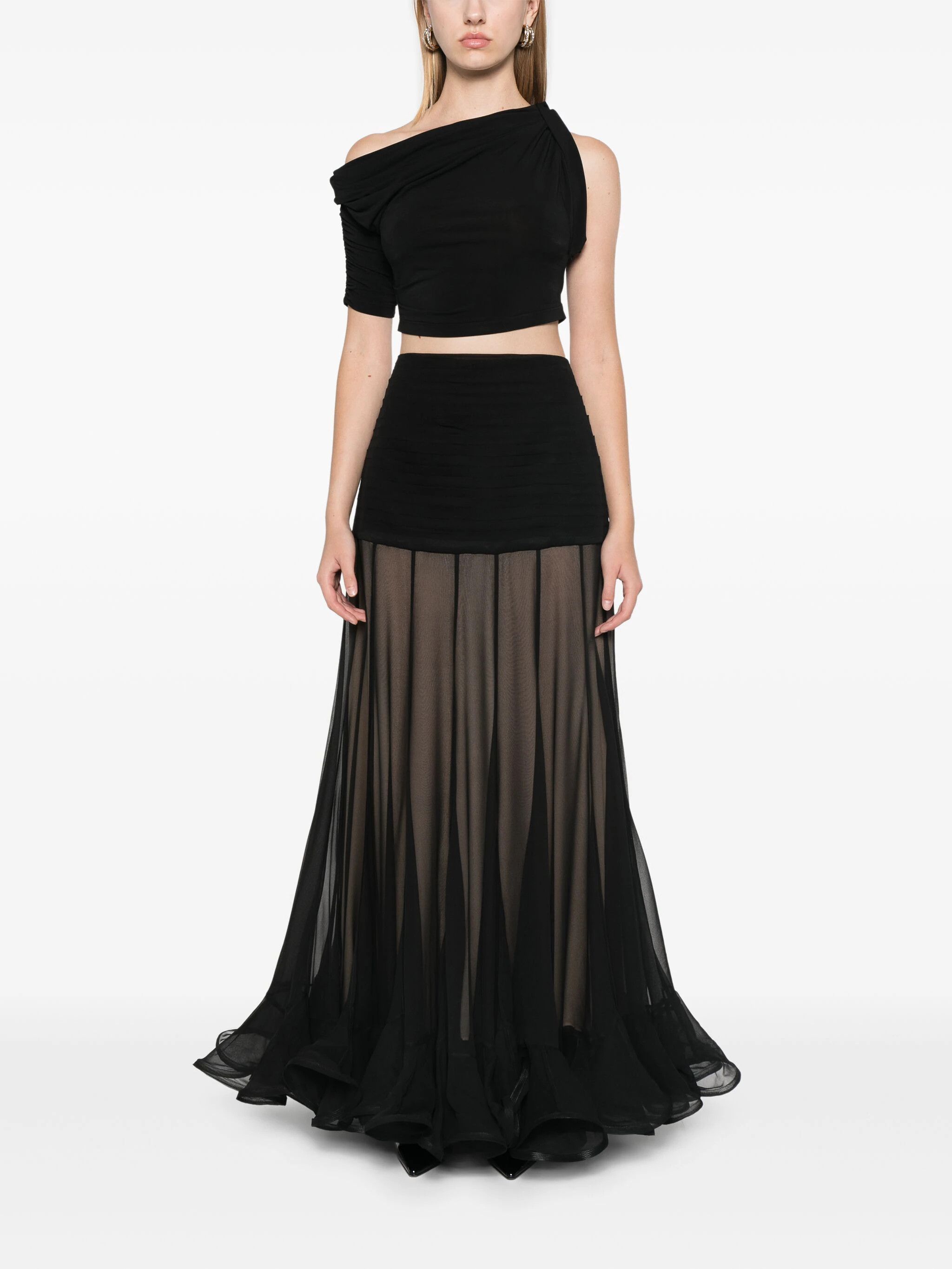 Zimmermann o1s22i1n1024 Illustration Maxi Skirt in Black Size 30" / US 8 / IT 44 - 2 Thumbnail