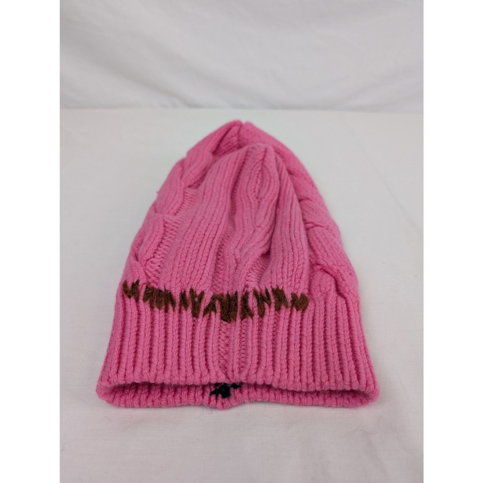 Marni o1rshd1 Size: M / Balaclava Scarf Cap / Hat in Pink Size ONE SIZE - 11 Thumbnail